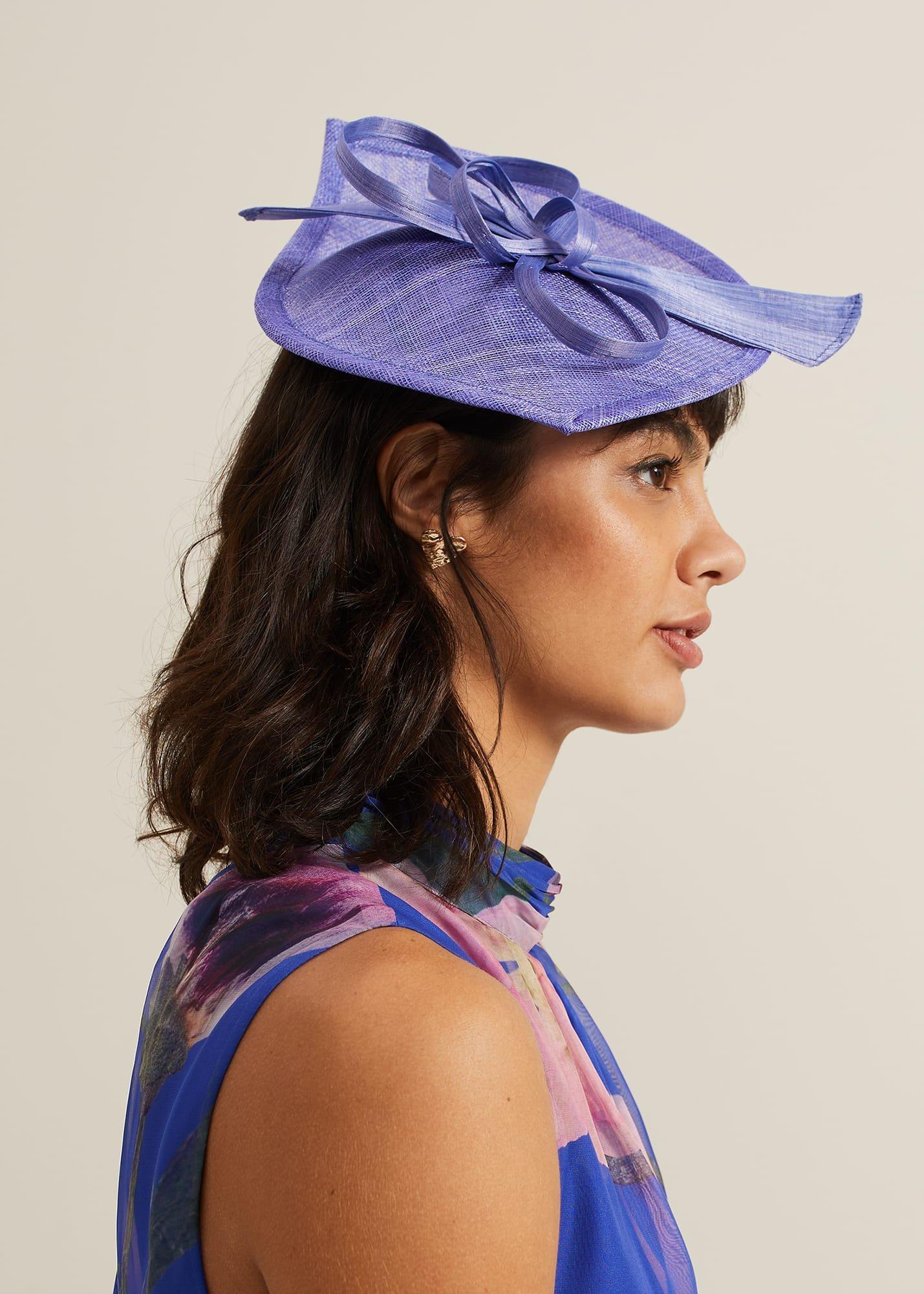 Silk Bow Twist Disc Fascinator