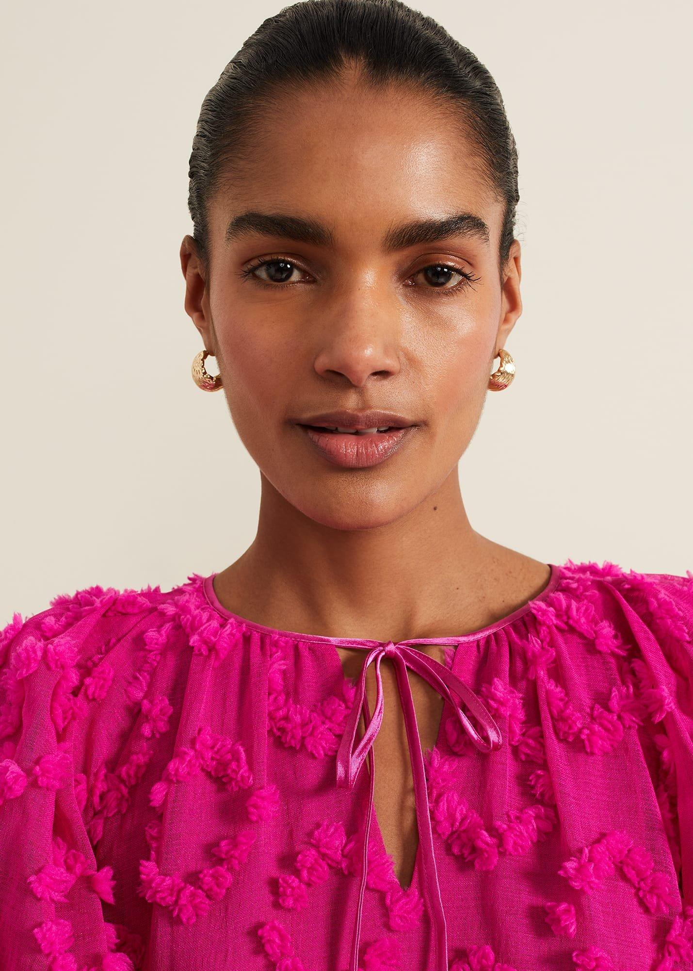 Textured Huggie Hoop Earrings