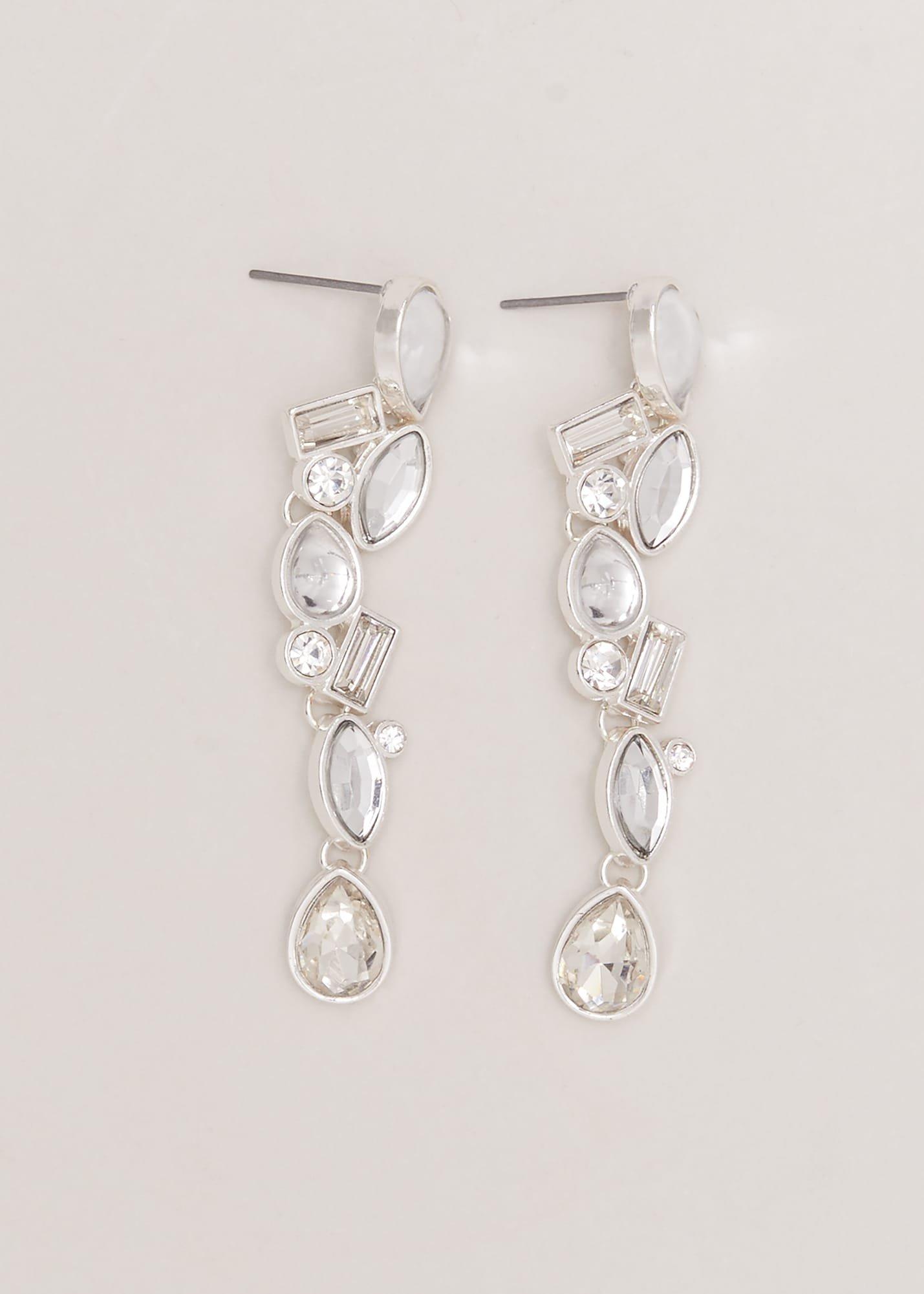 Stone Drop Earrings