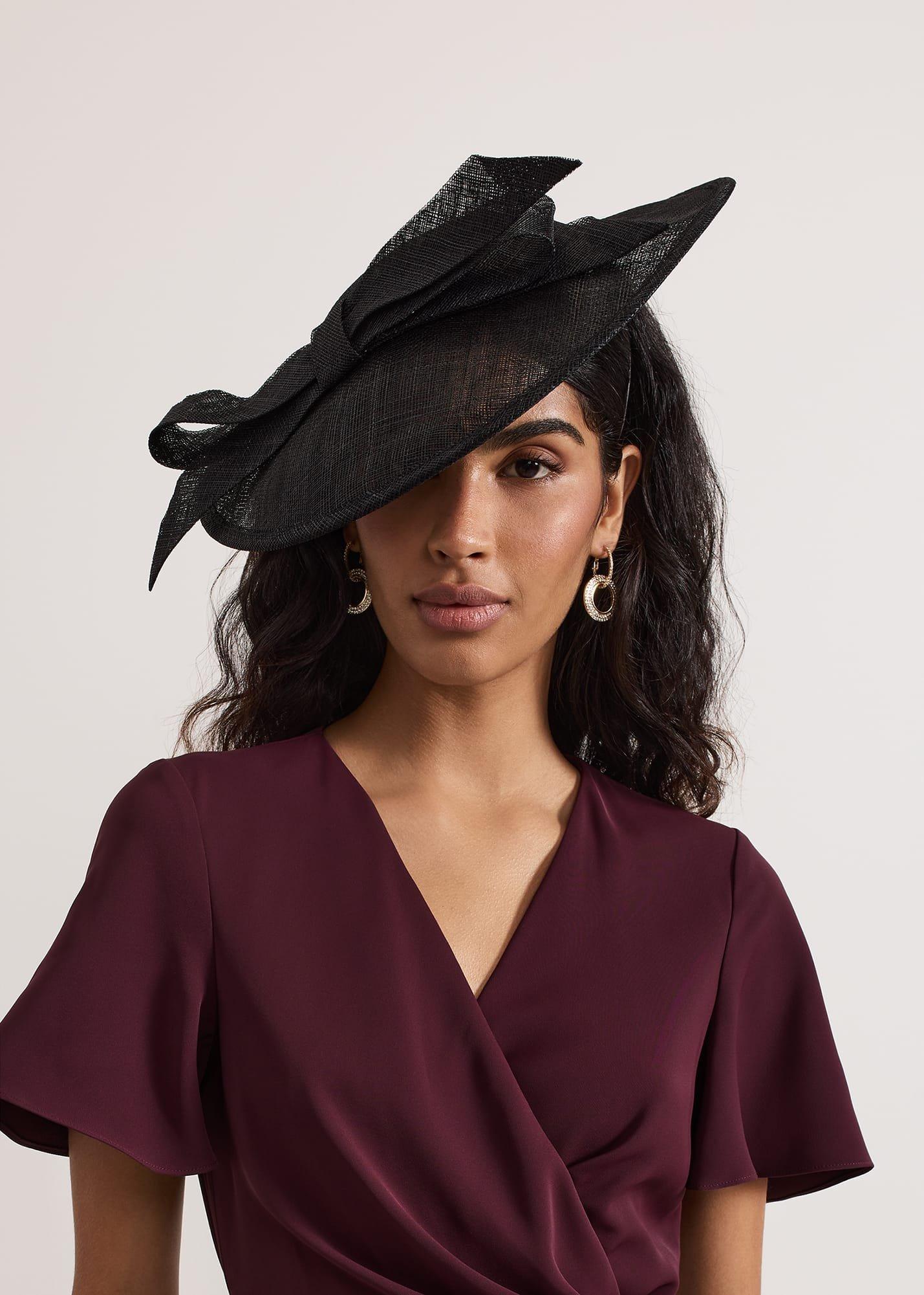 Black Flat Bow Midi Disc