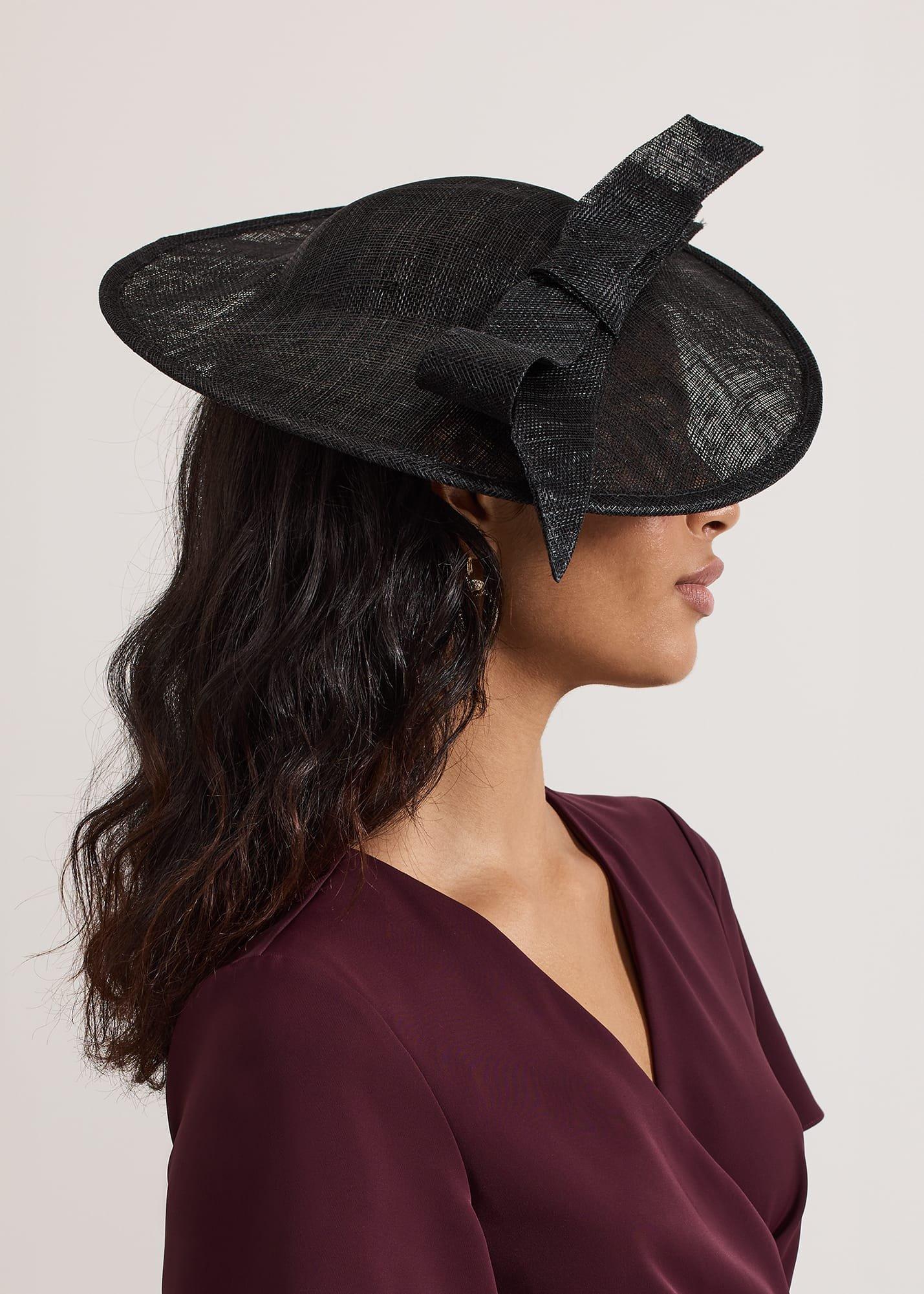 Black Flat Bow Midi Disc