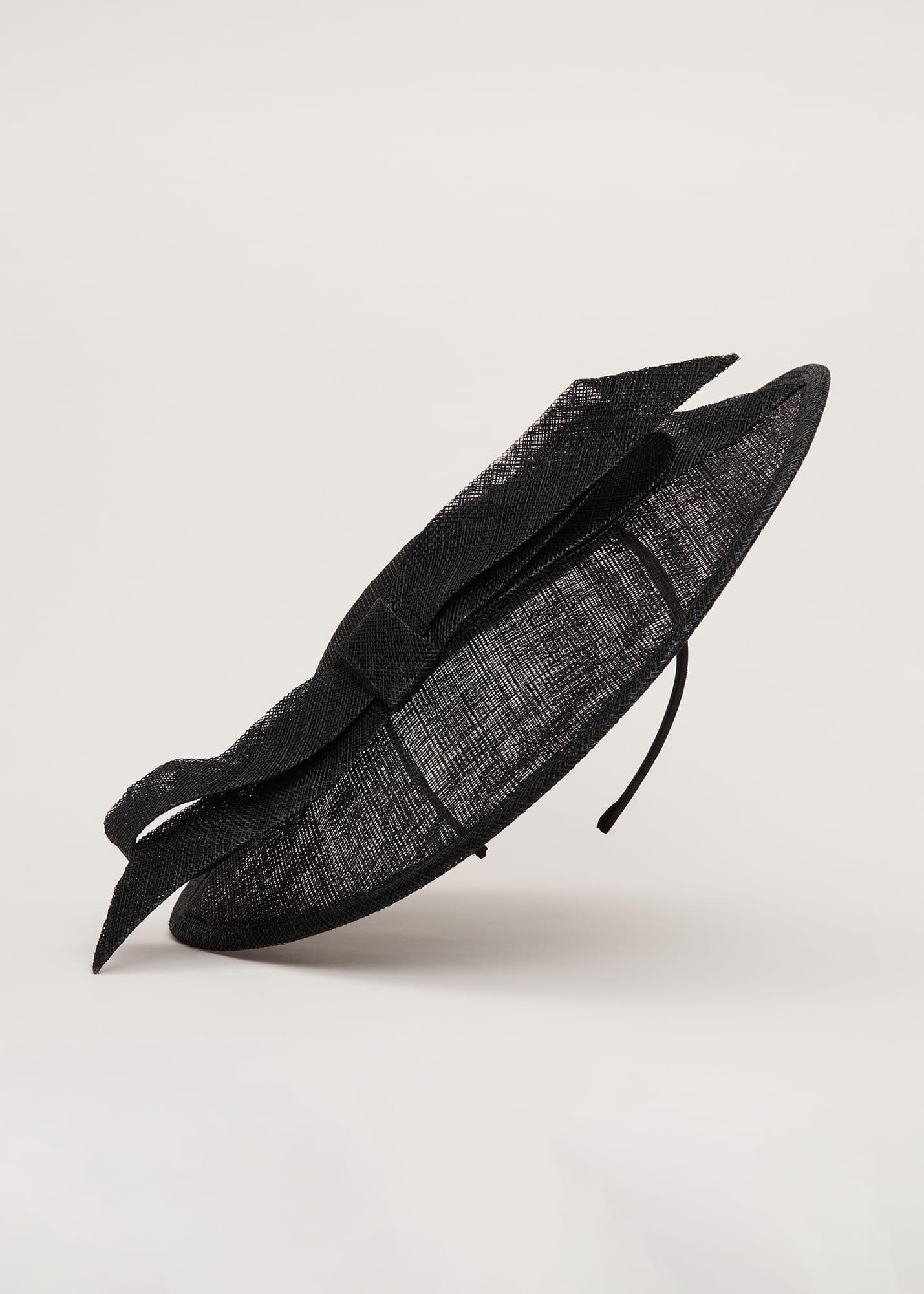 Black Flat Bow Midi Disc