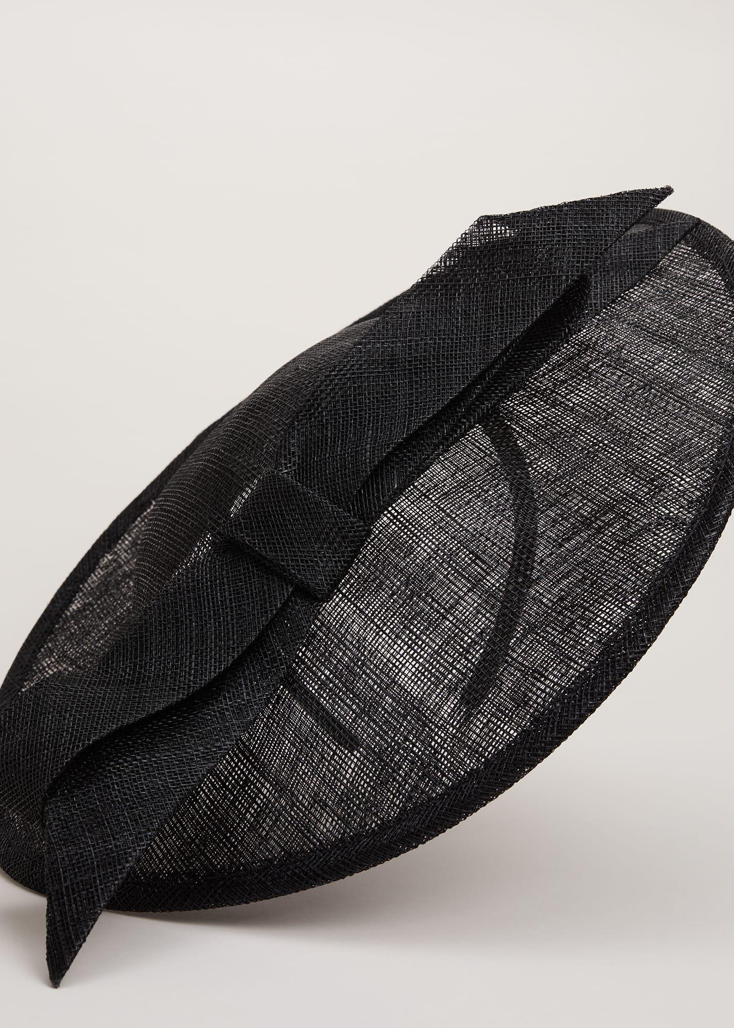 Black Flat Bow Midi Disc