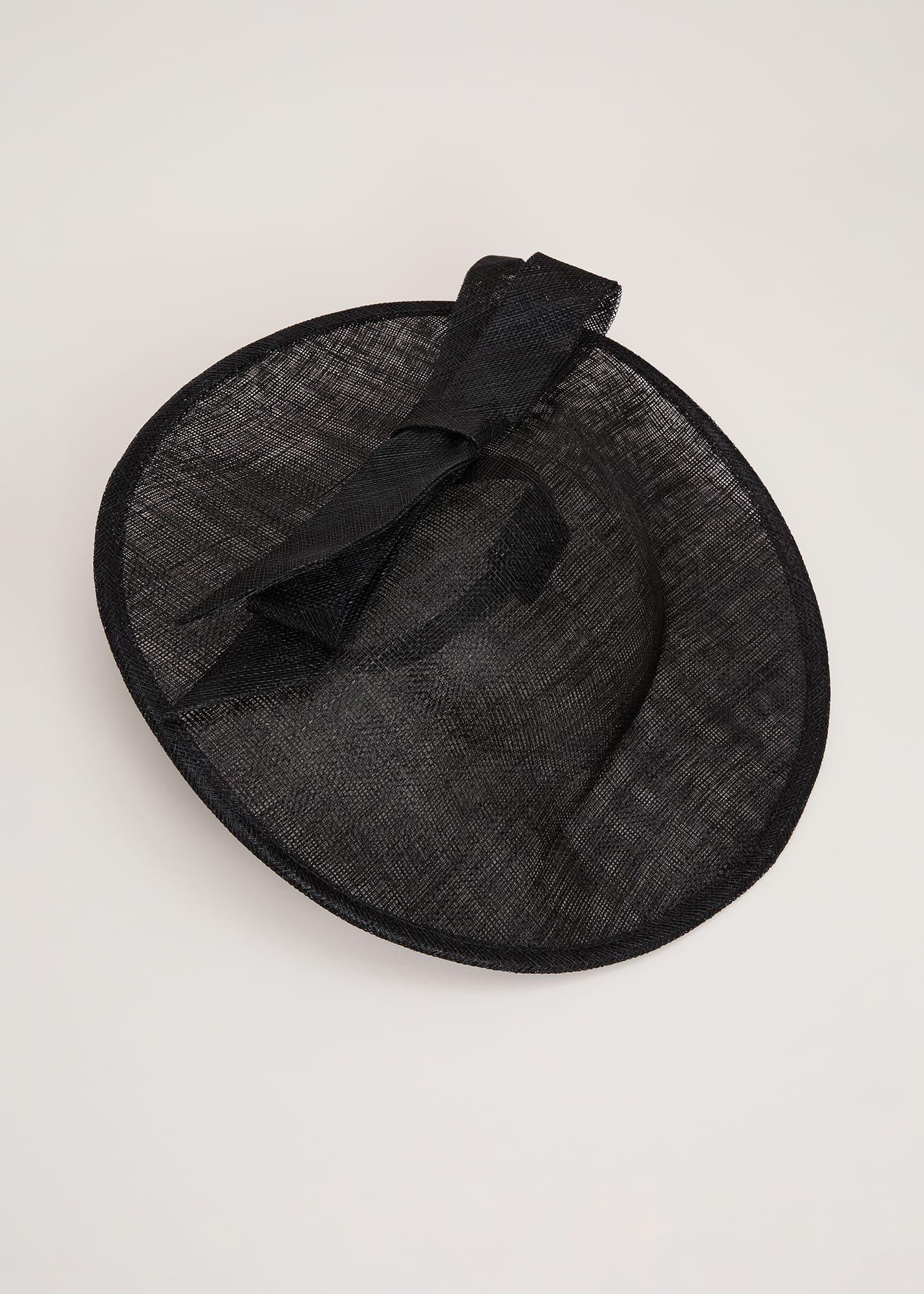 Black Flat Bow Midi Disc