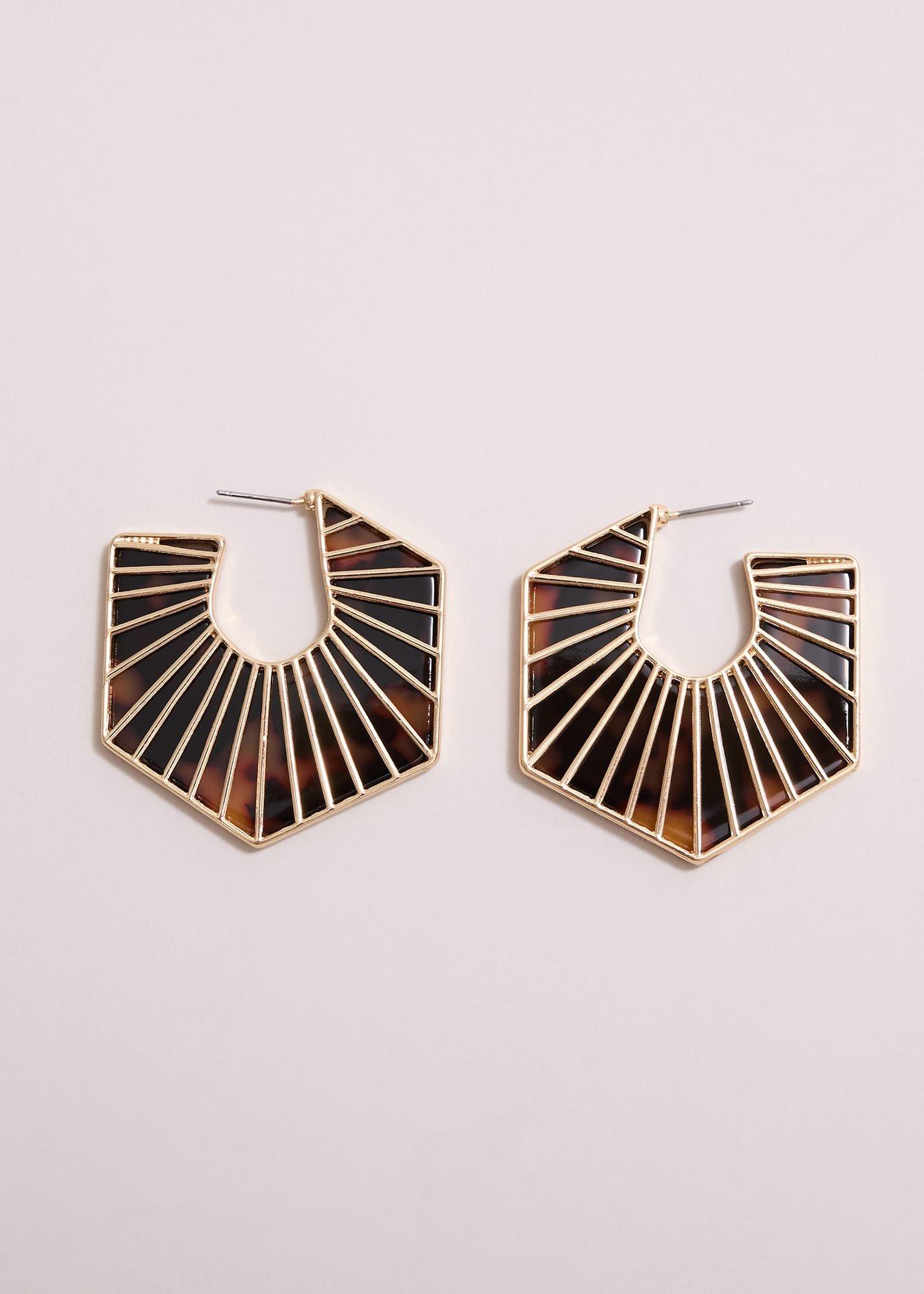 Tort Large Hoop Earrings