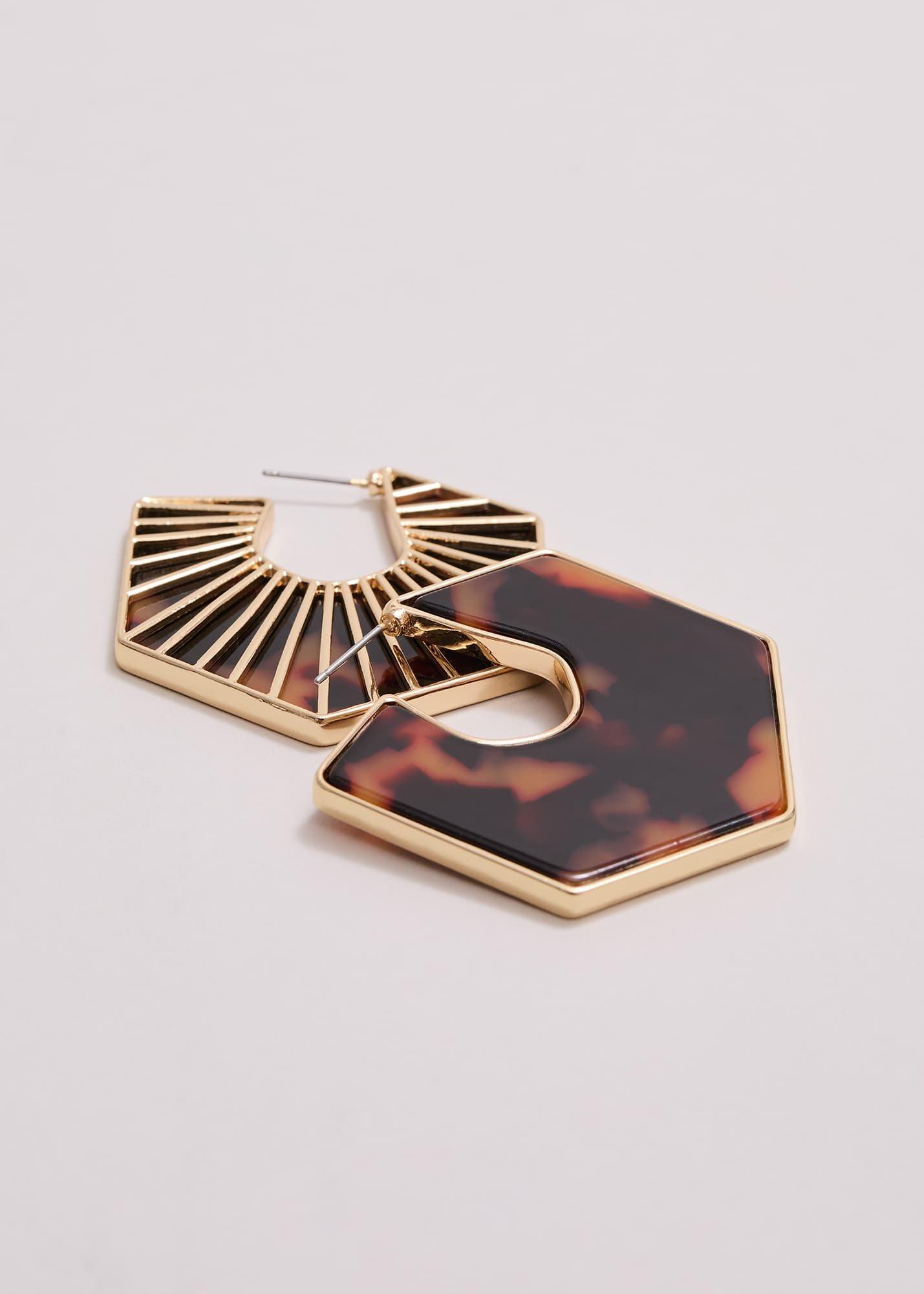 Tort Large Hoop Earrings