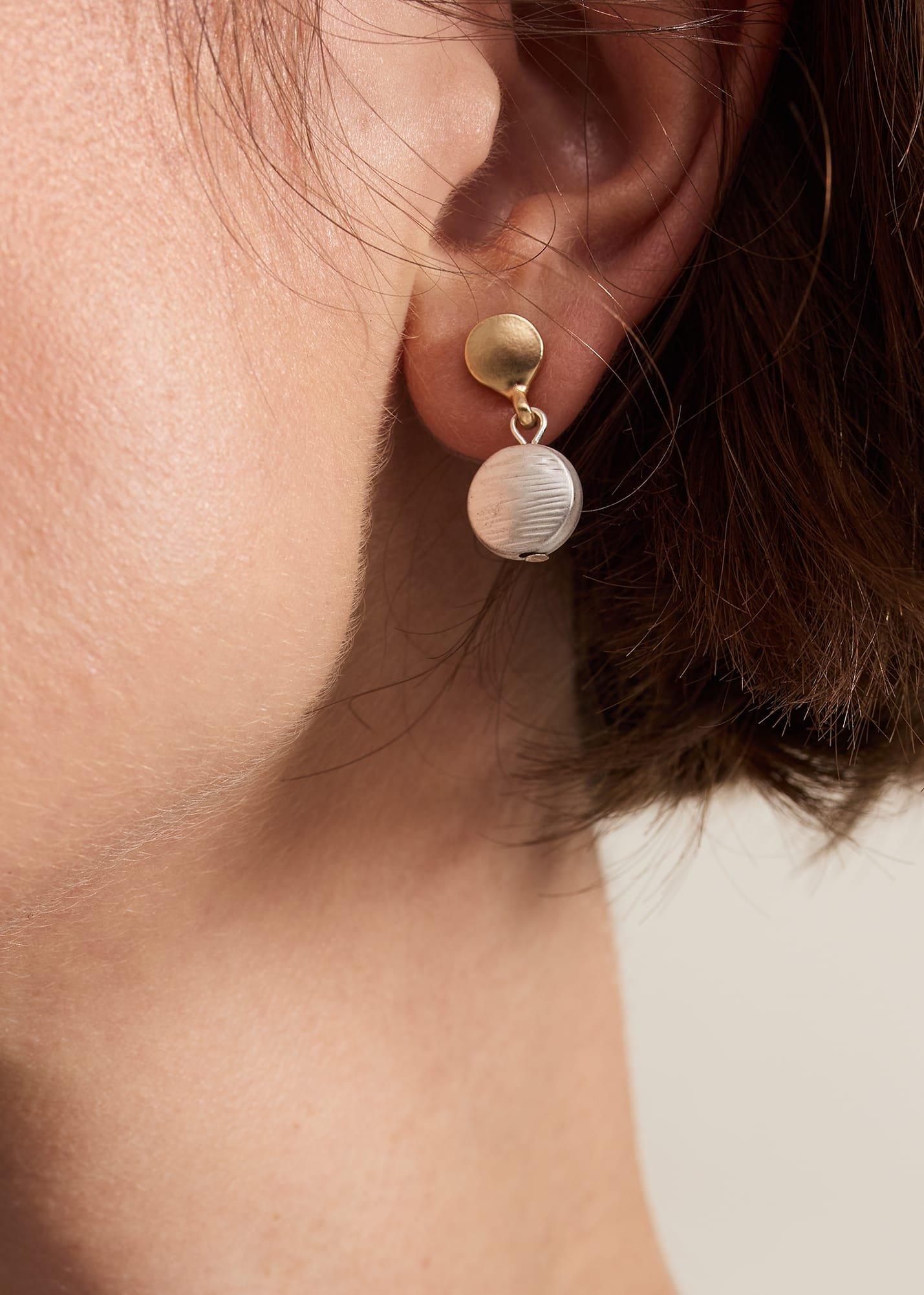 Circle Drop Earrings