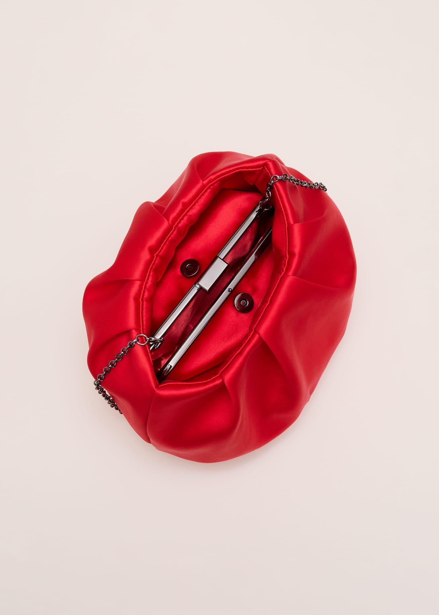 Red Satin Bag