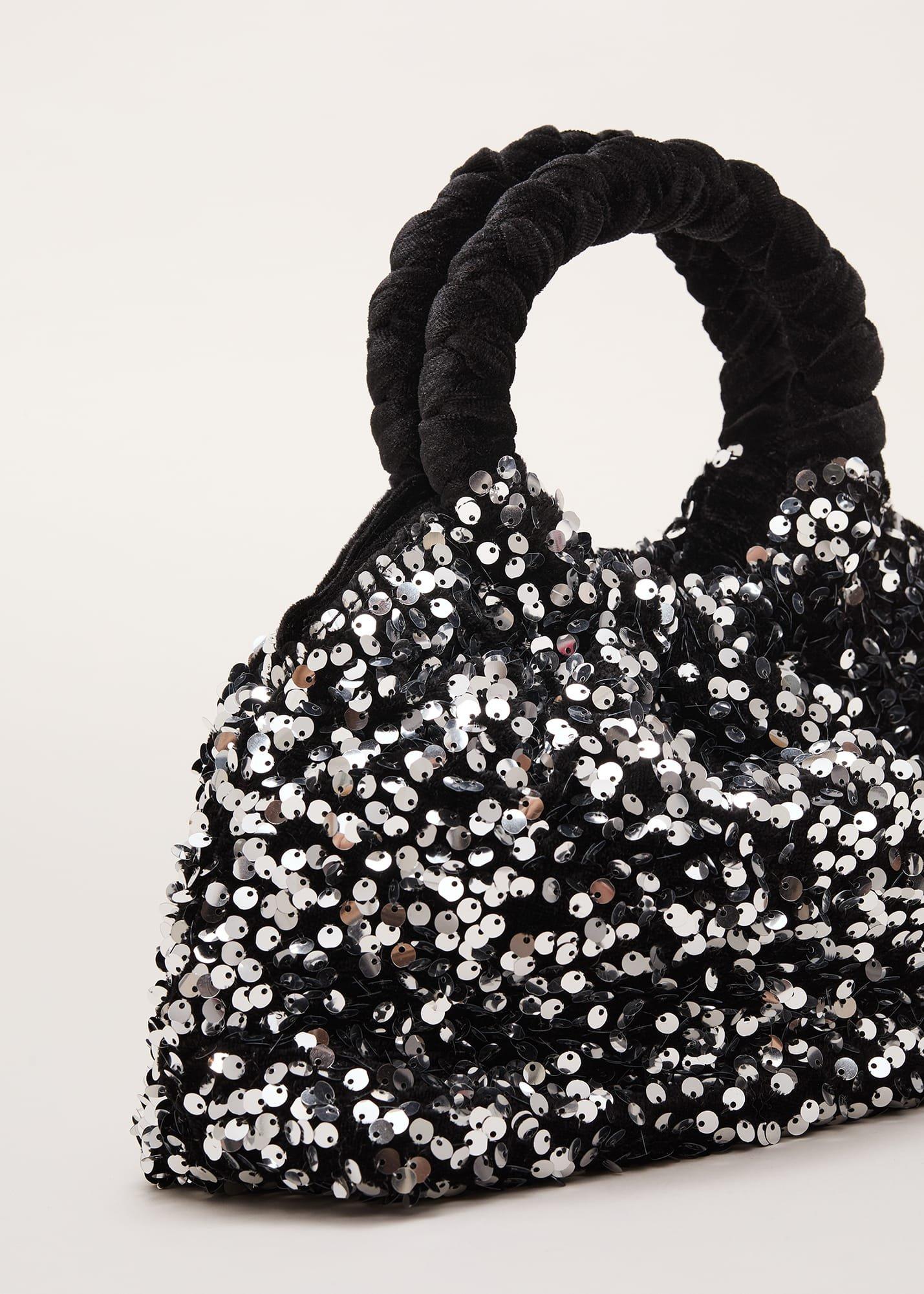Sequin Twist Handle Mini Grab Bag