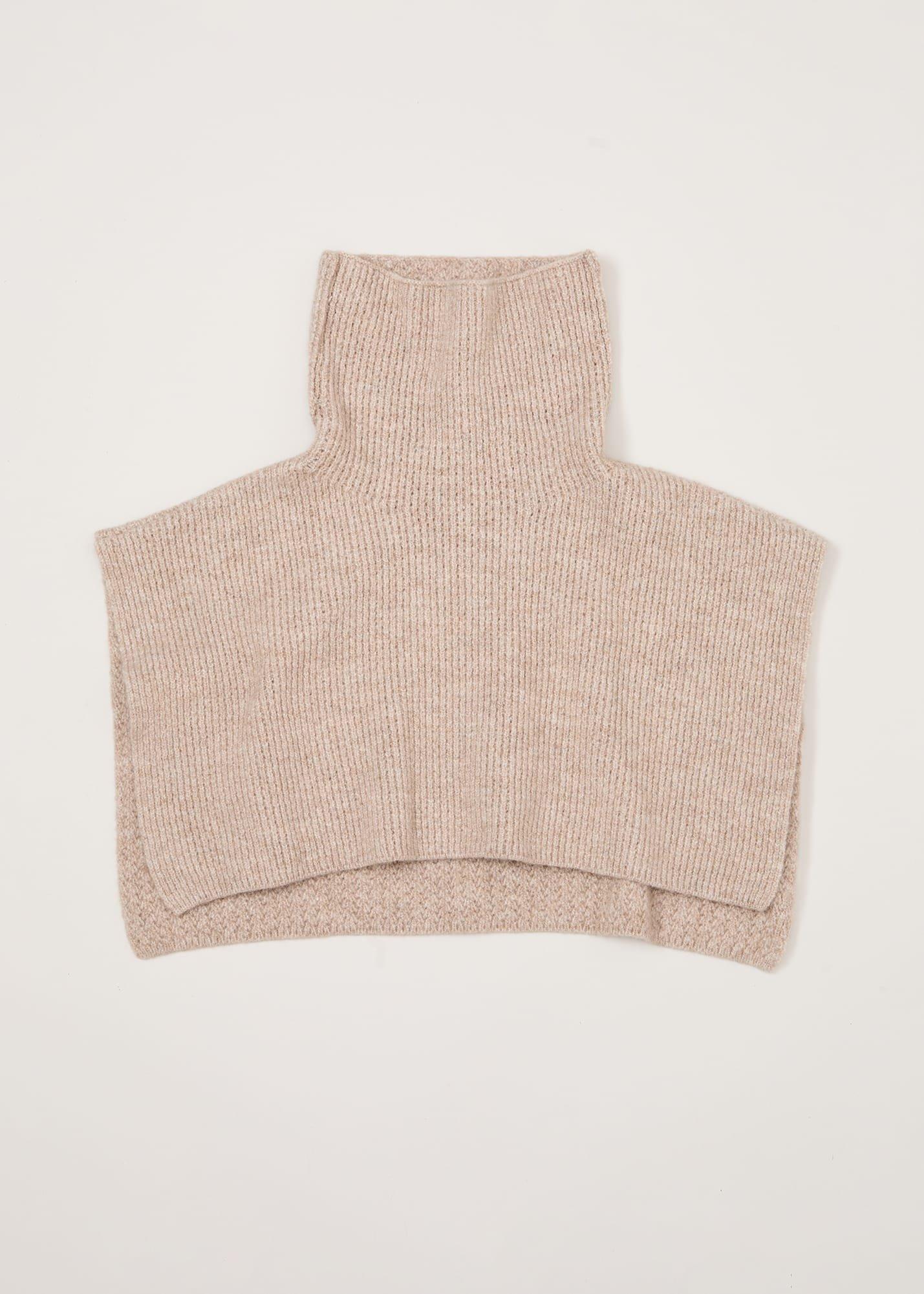 Camel Knitted Vest