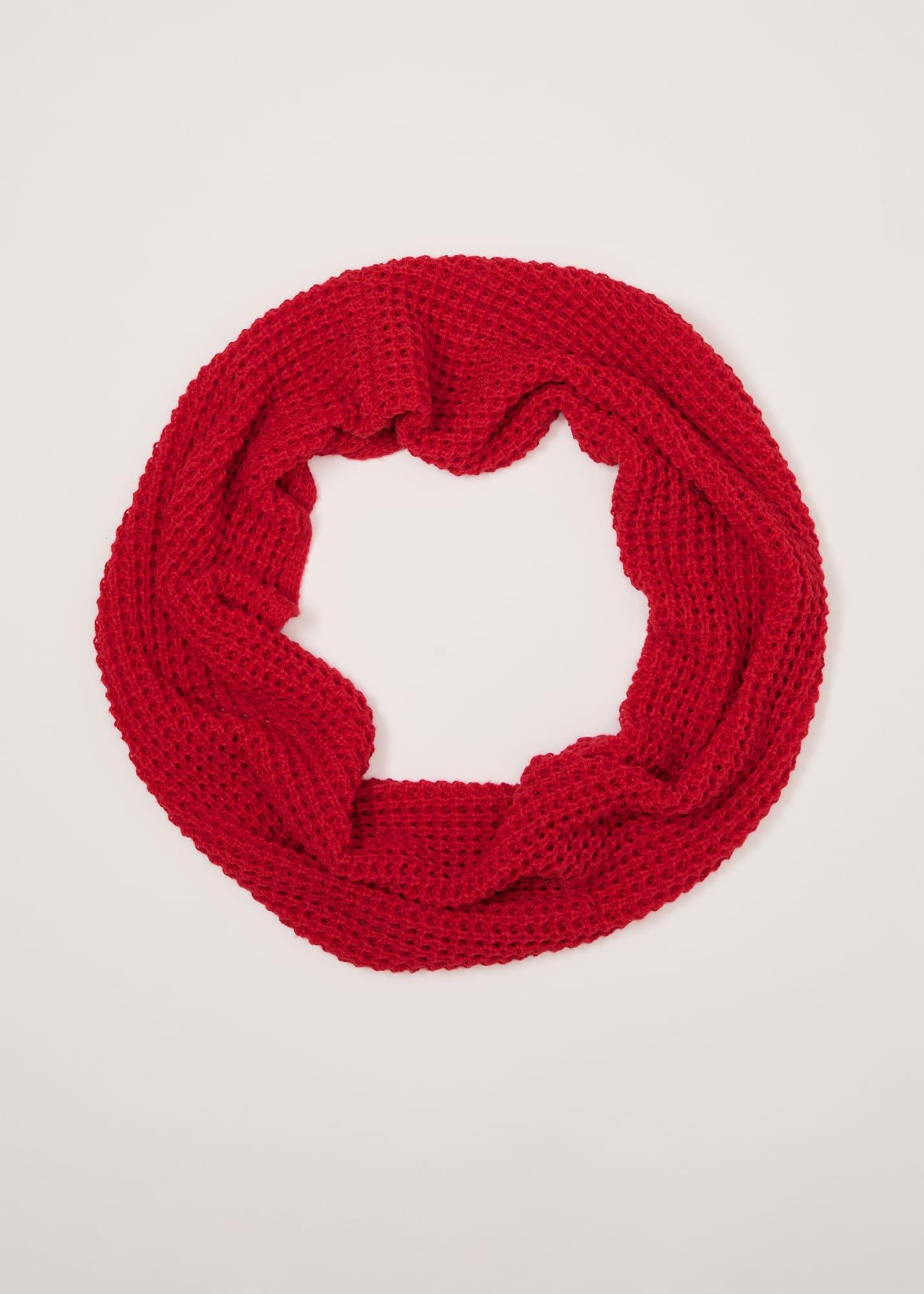 Red Knitted Snood