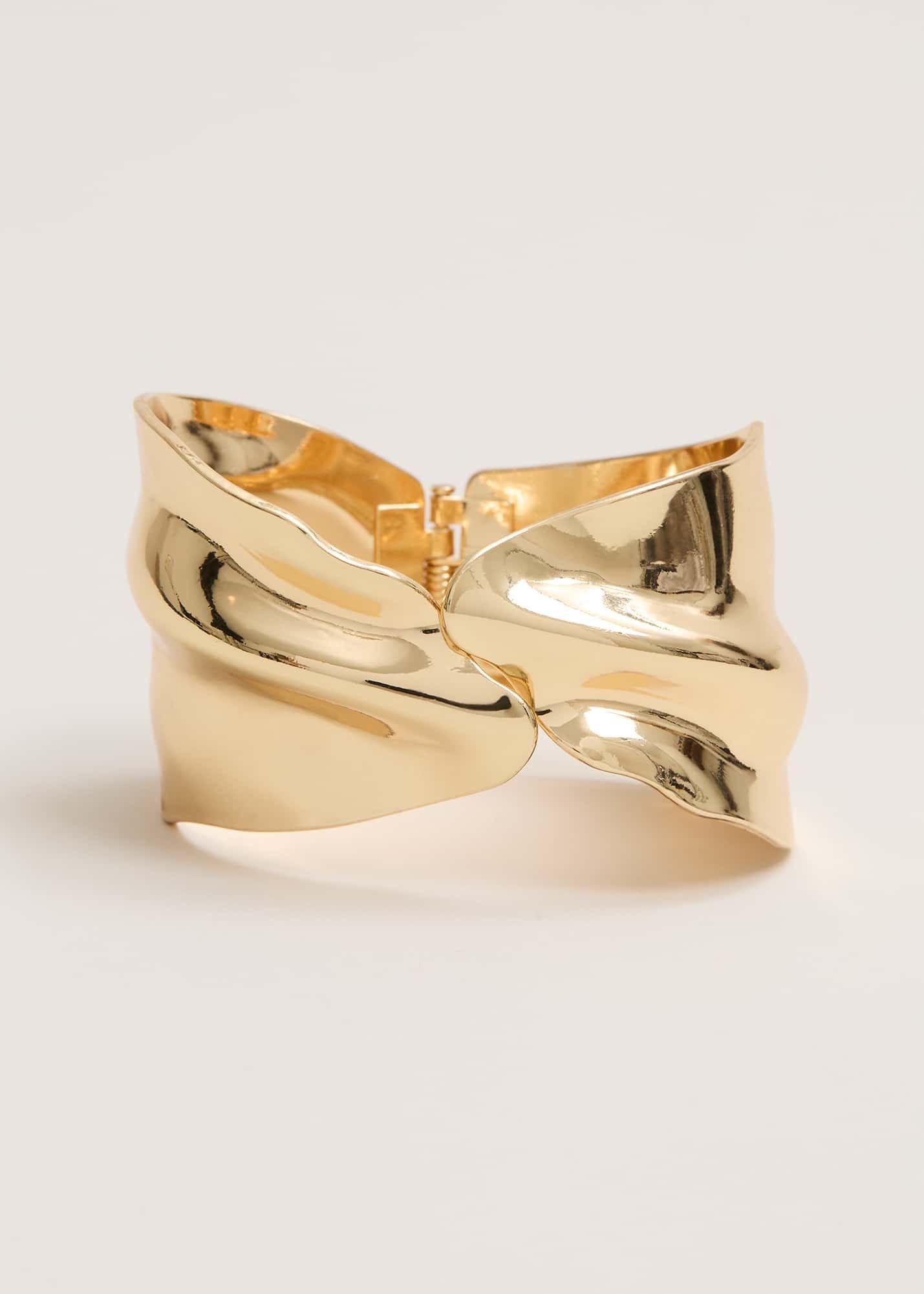 Gold Statement Cuff Bracelet