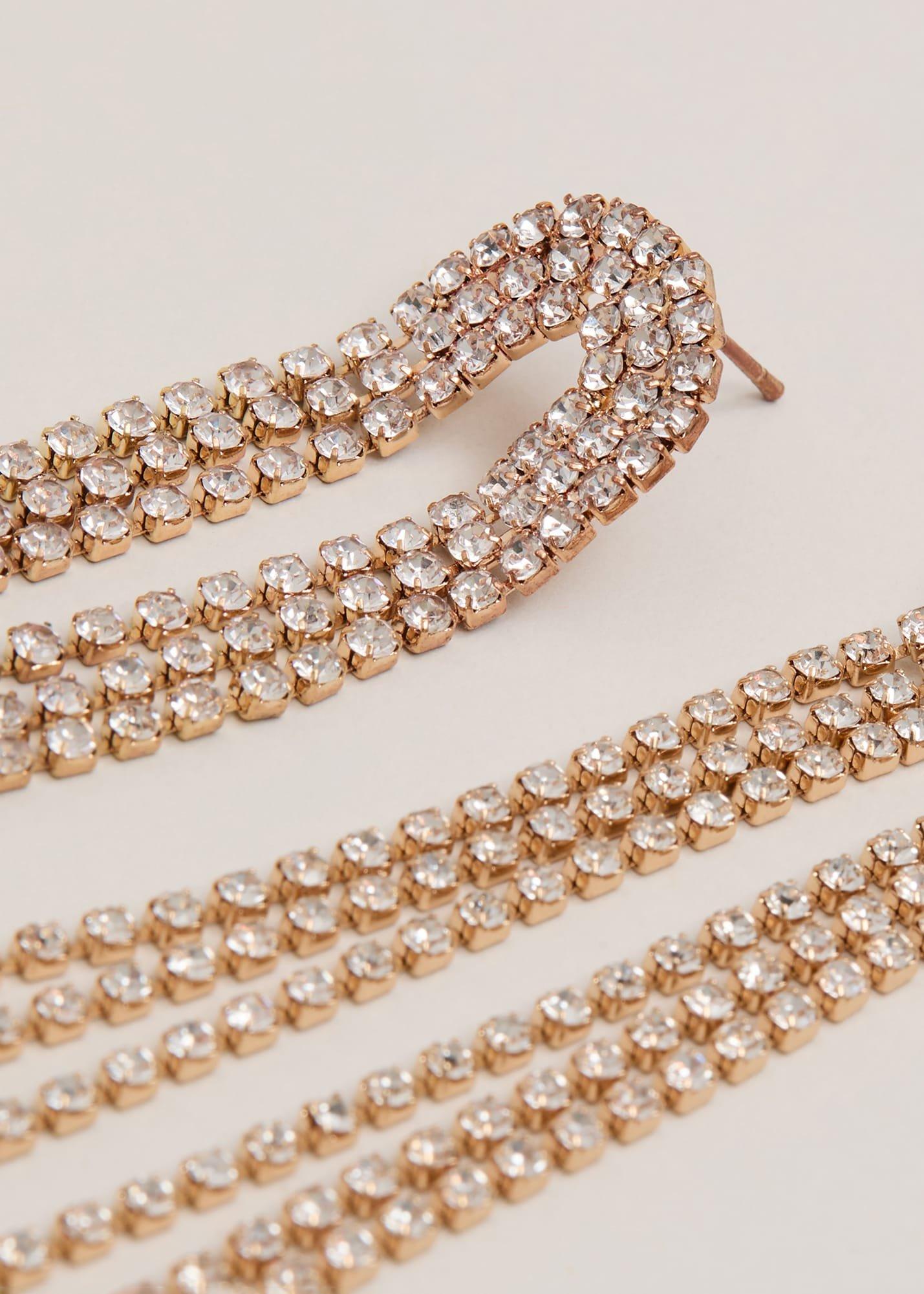 Graduated Sparkle Earring