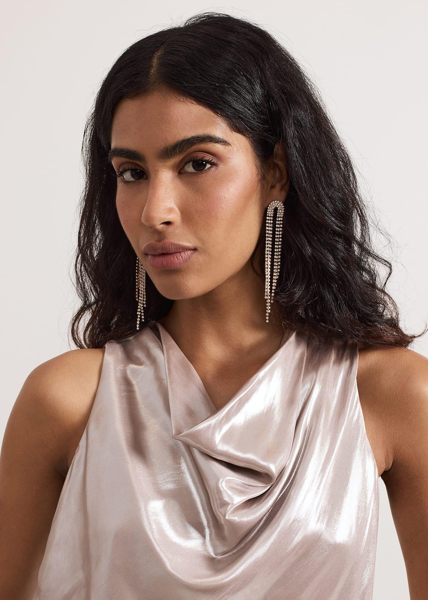 Graduated Sparkle Earring