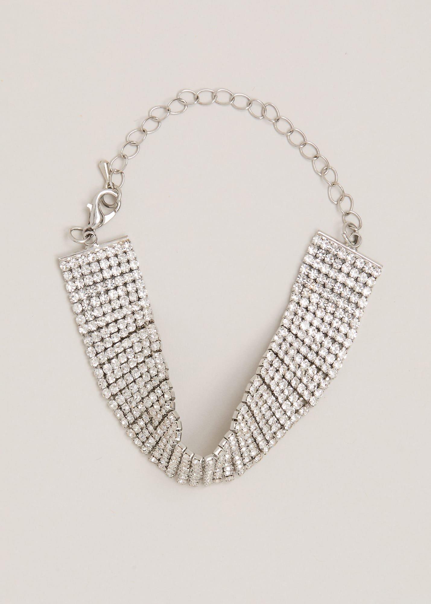 Silver Chainmail Sparkle Bracelet