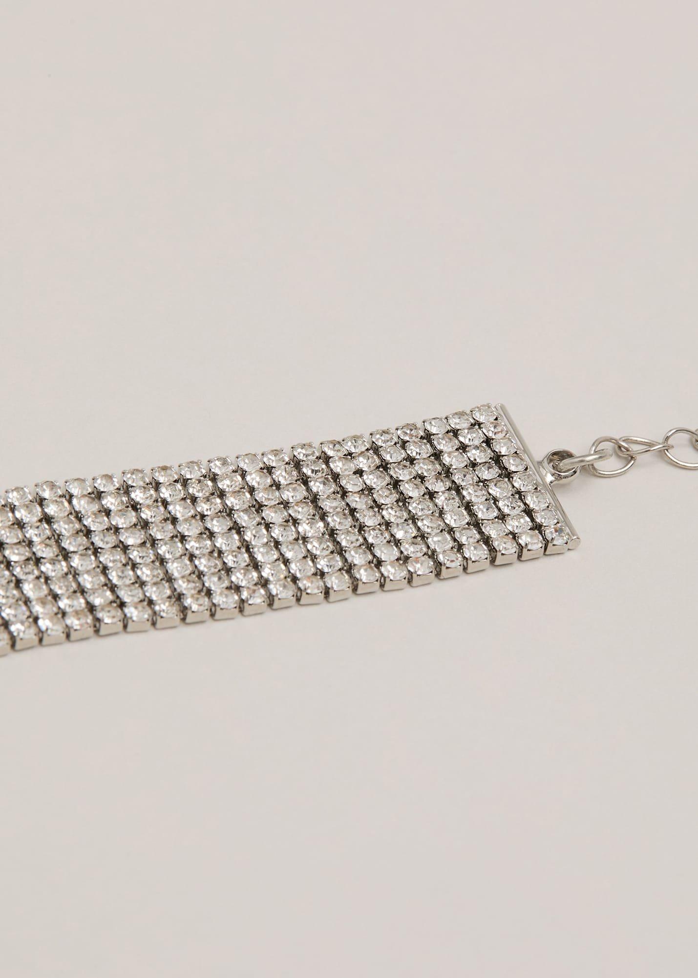 Silver Chainmail Sparkle Bracelet