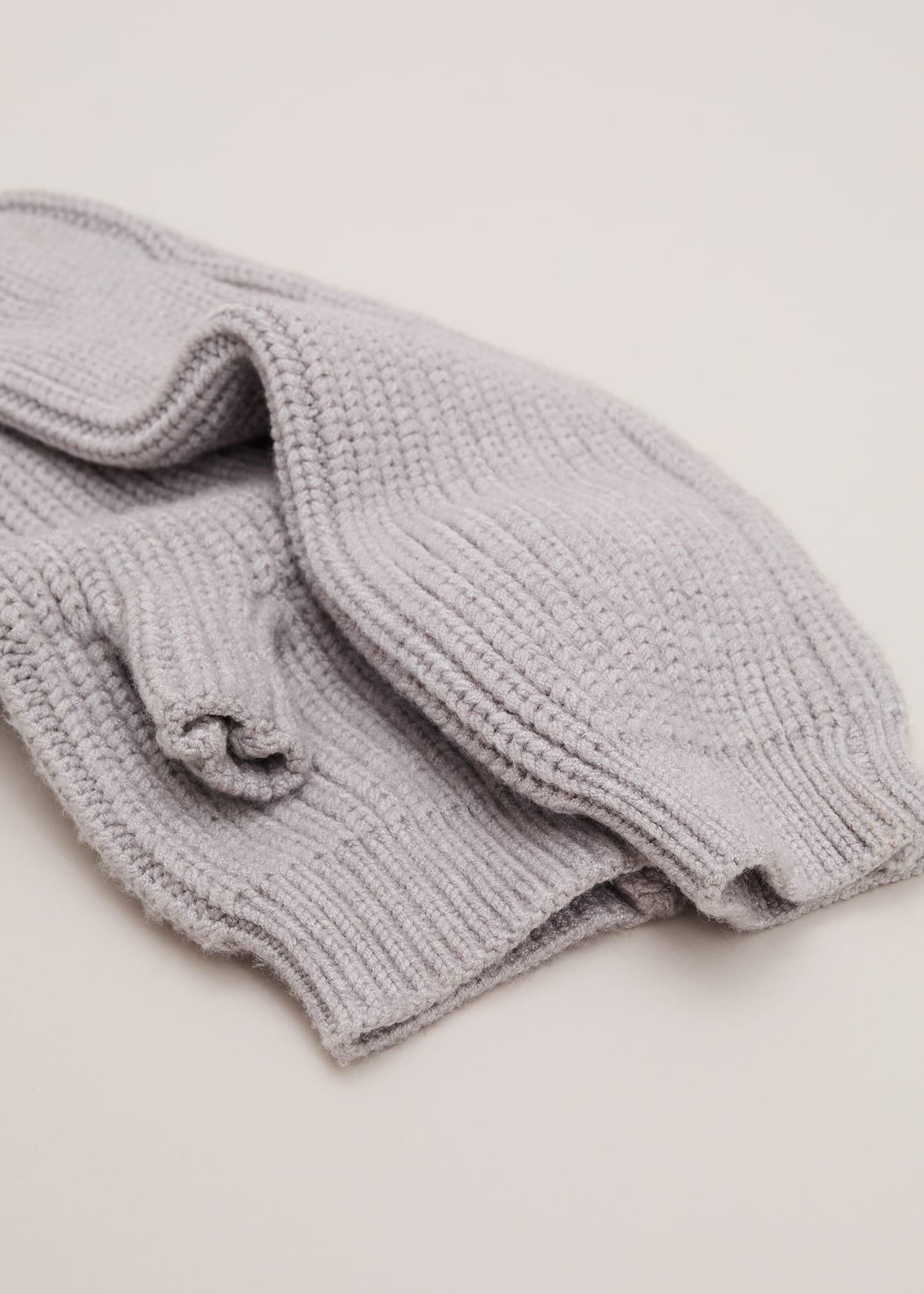 Grey Ribbed Armwarmers