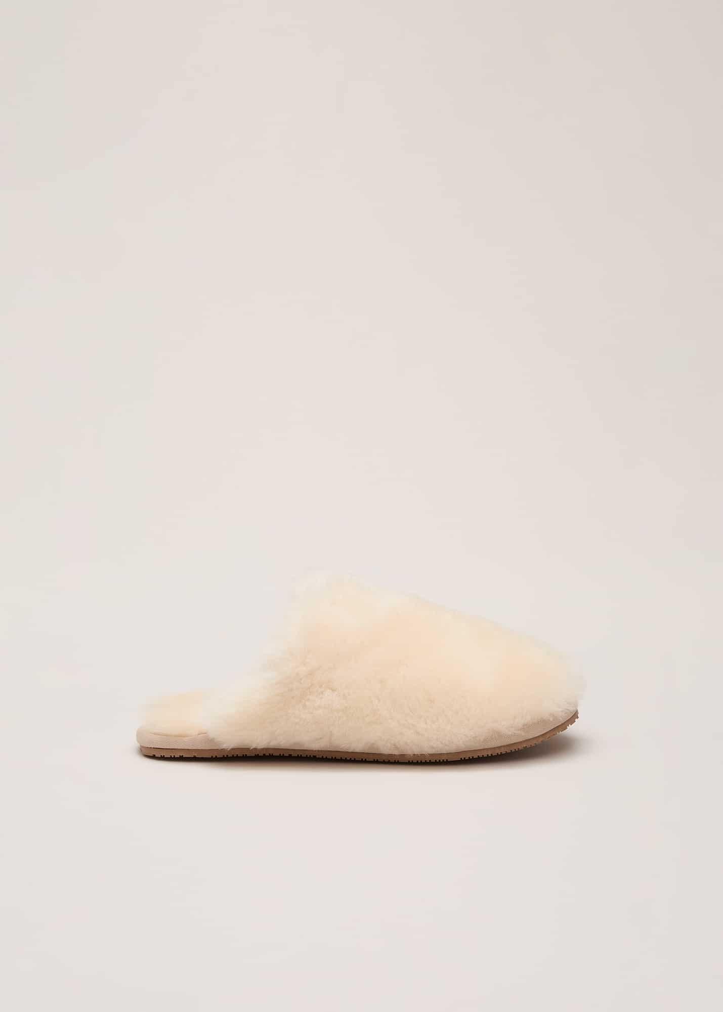 Shearling Closed Toe Slipper Mule