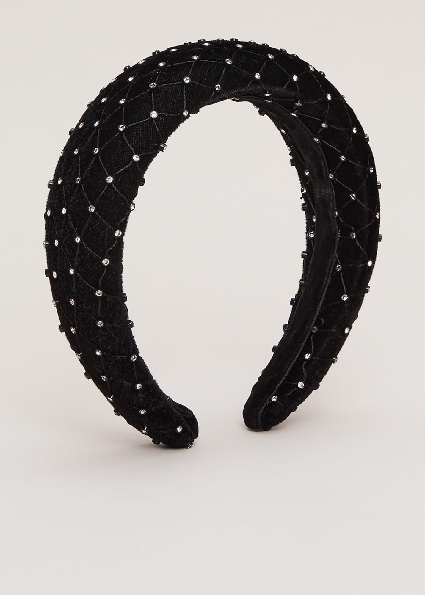 Black Embellished Headband
