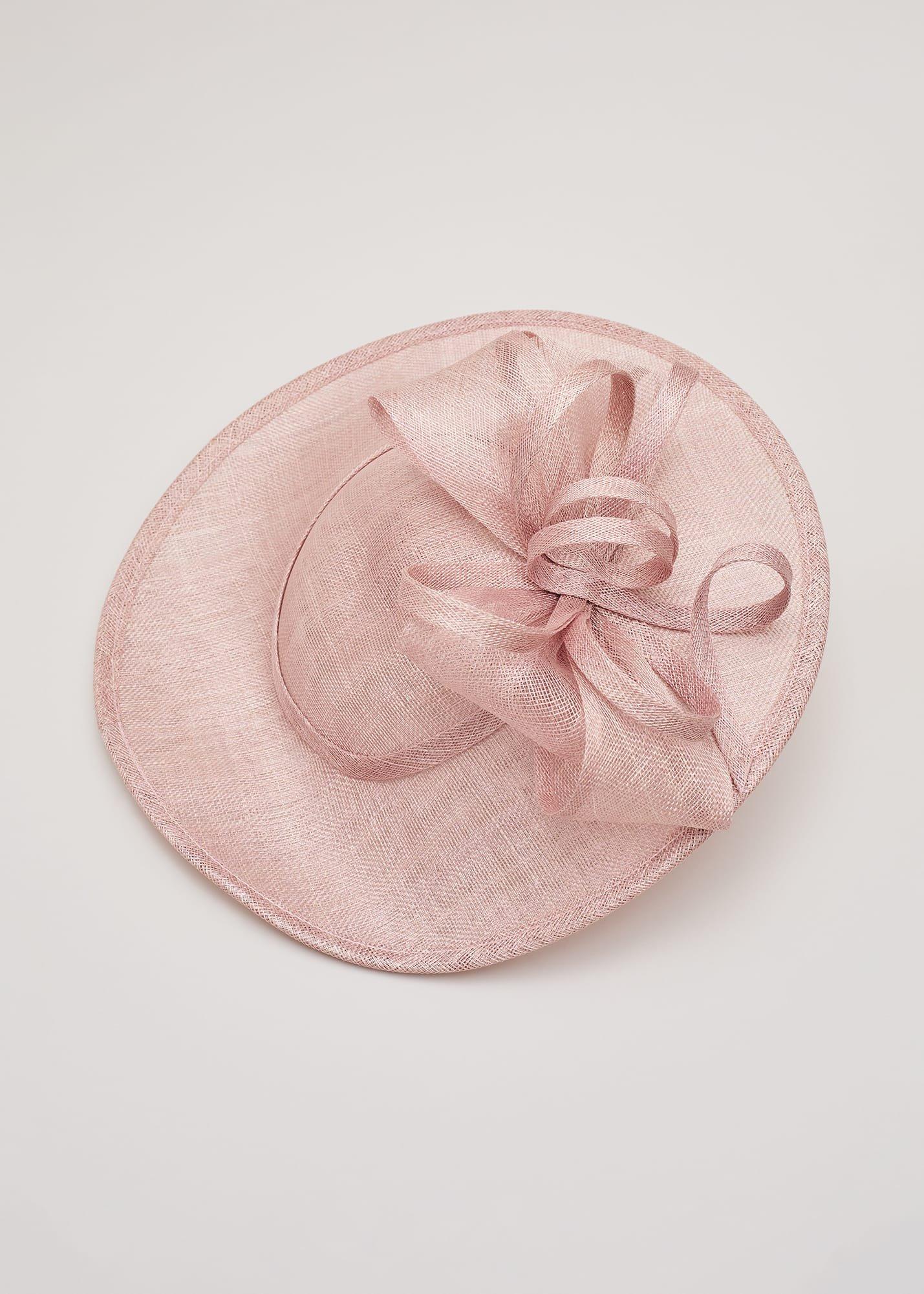 Antique Rose Bow Disc Fascinator