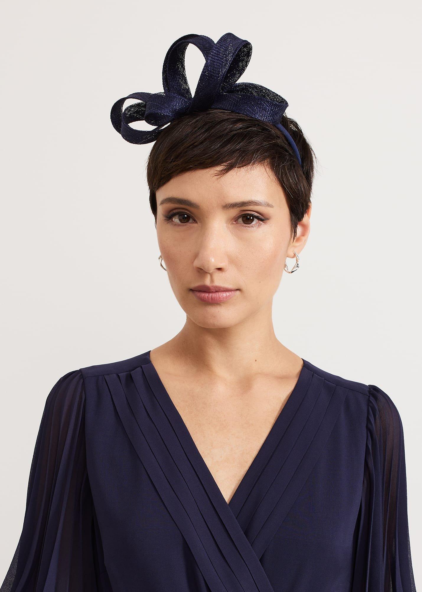 Navy Twist Headband
