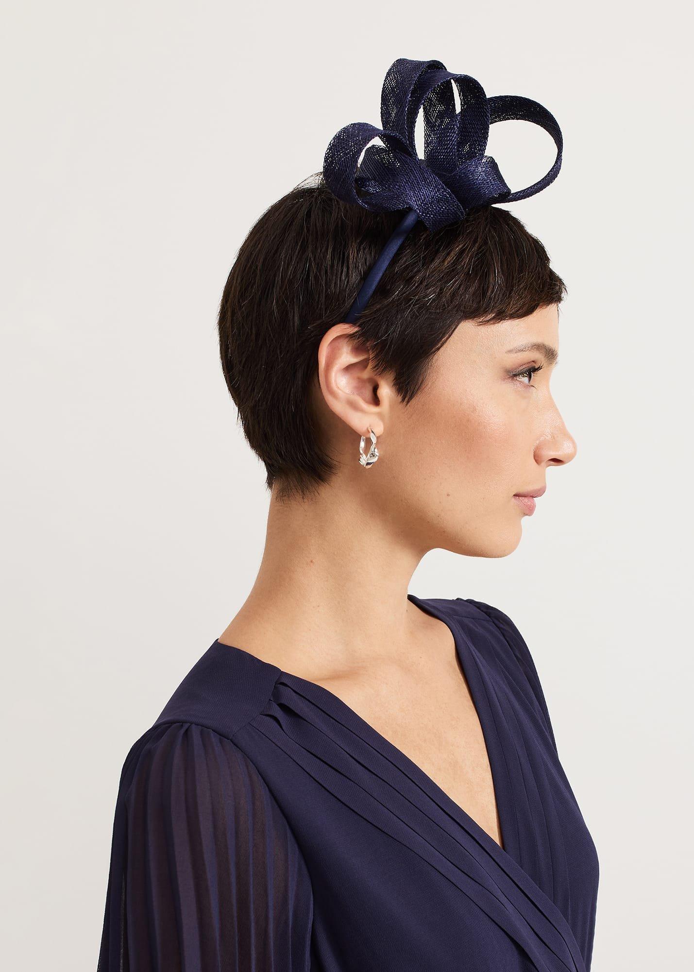 Navy Twist Headband