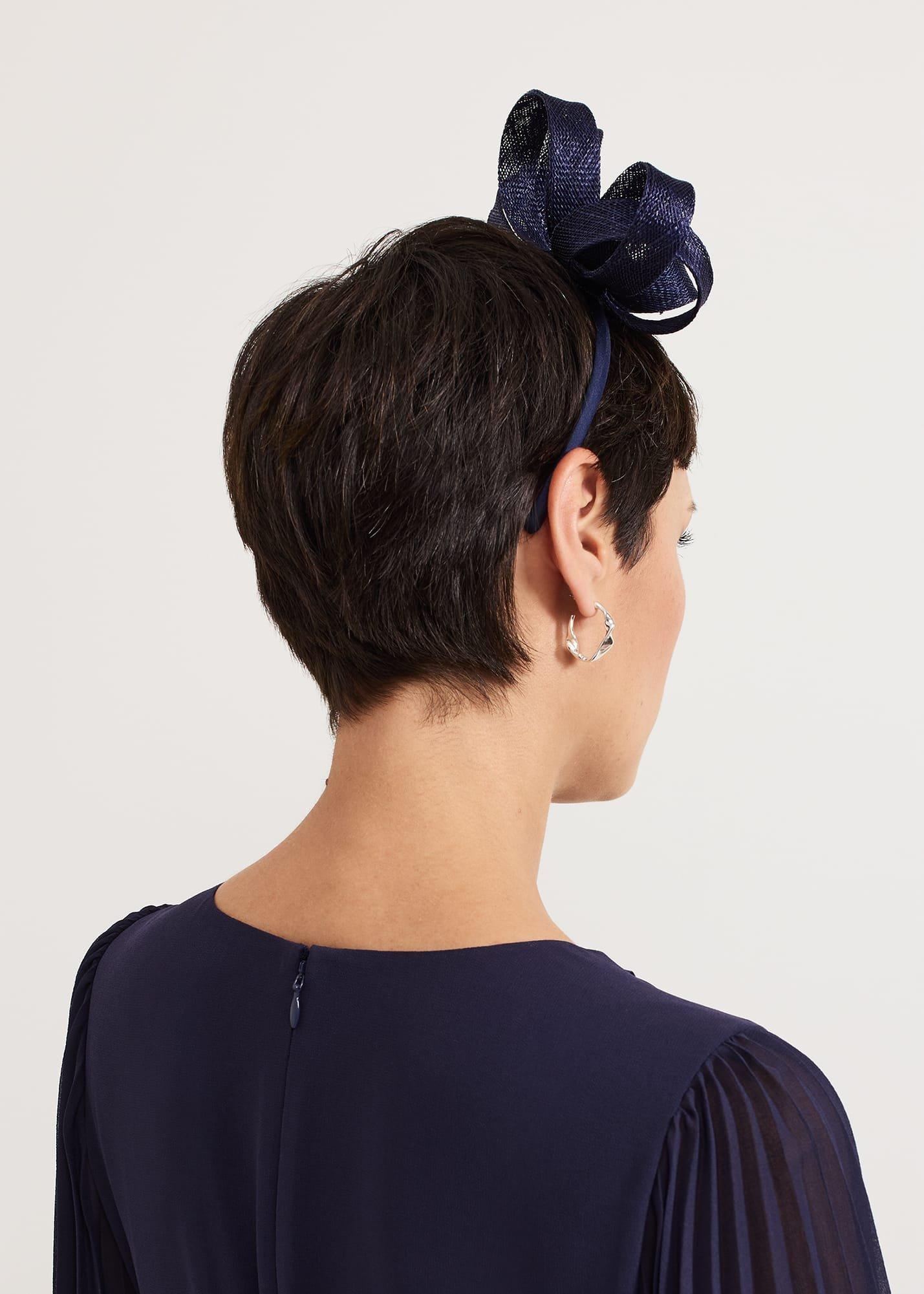 Navy Twist Headband