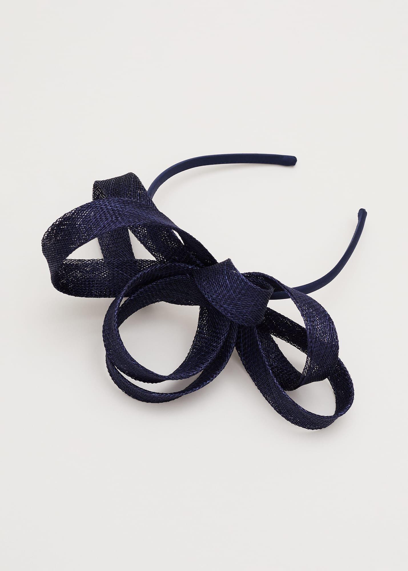 Navy Twist Headband