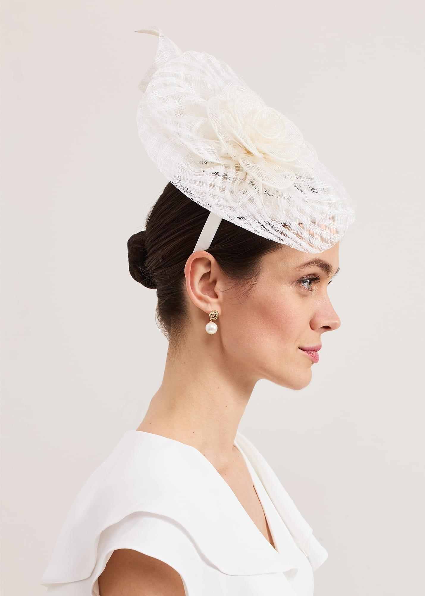Flower Pillbox Fascinator