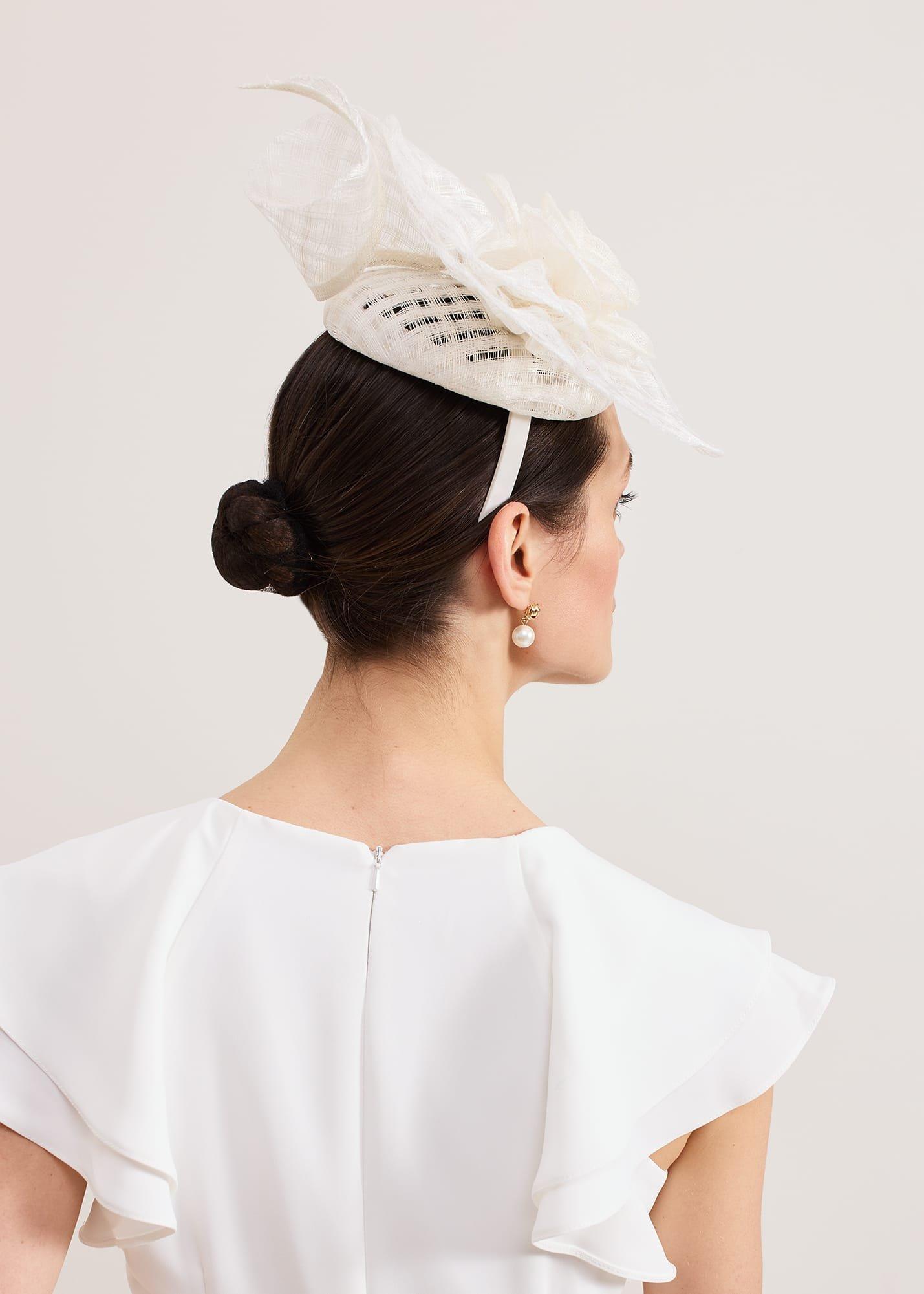 Flower Pillbox Fascinator