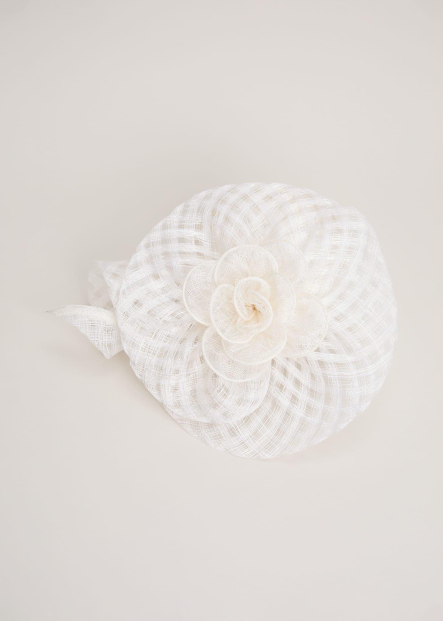 Flower Pillbox Fascinator