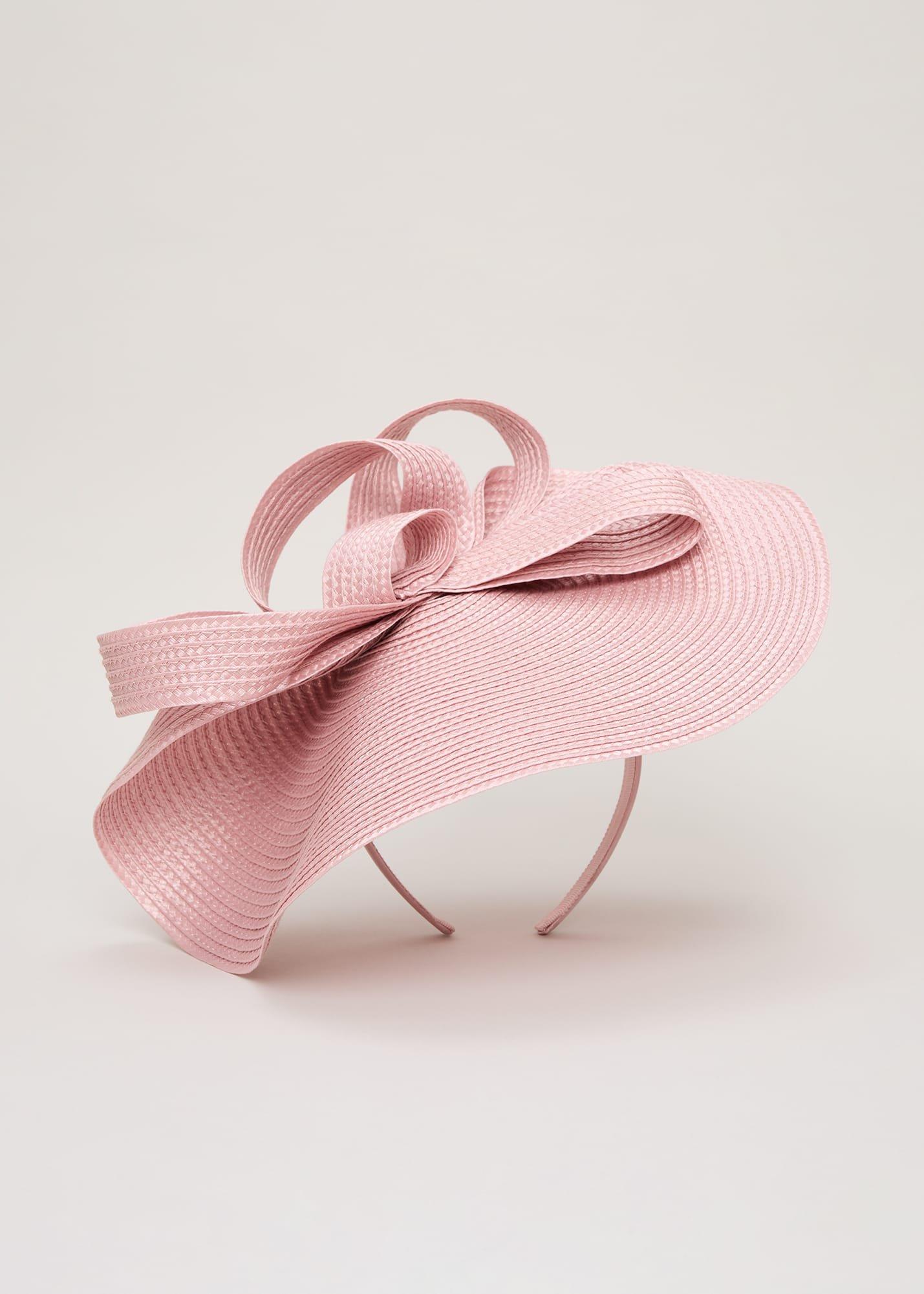 Antique Rose Plait Freeform Fascinator