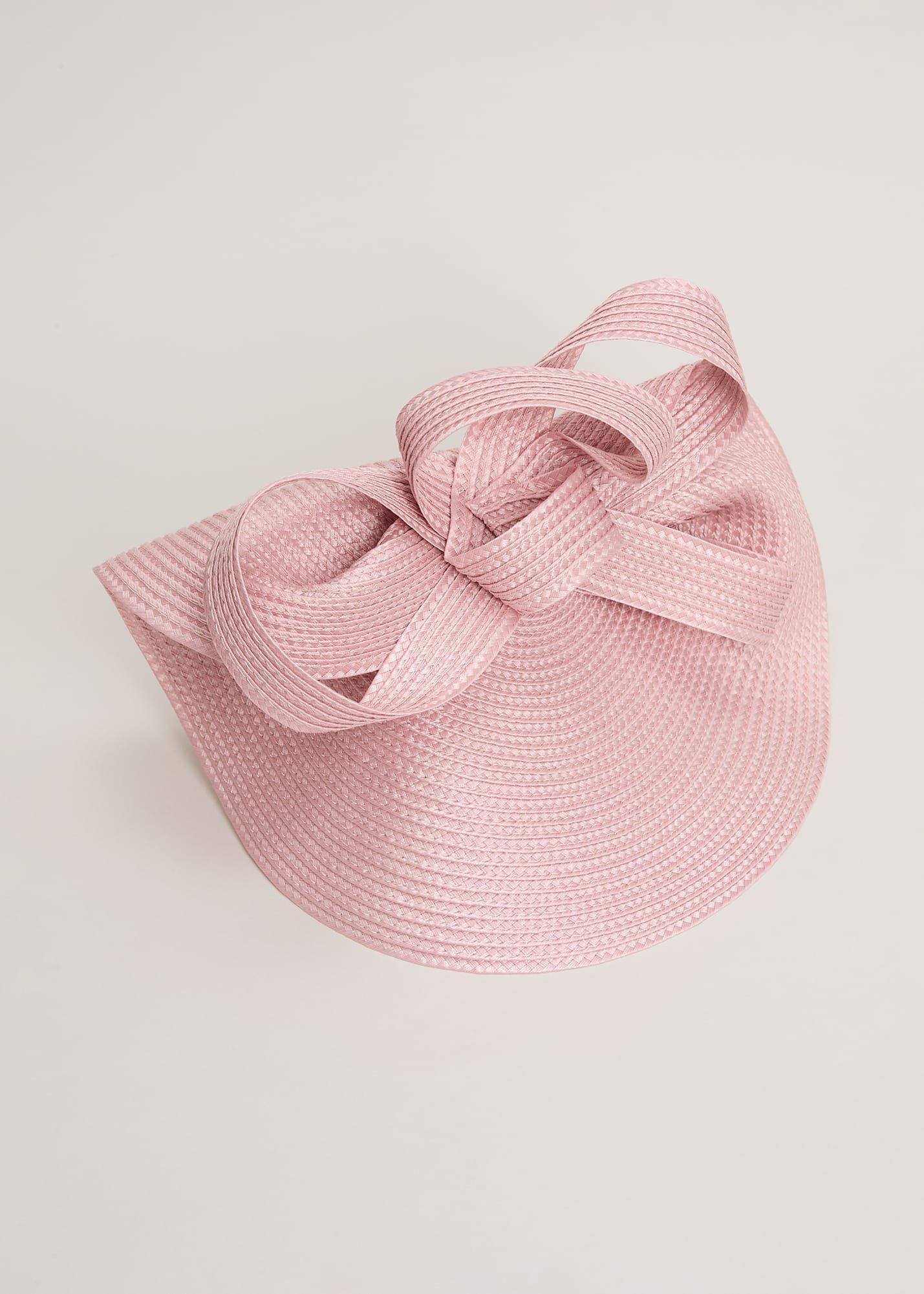 Antique Rose Plait Freeform Fascinator