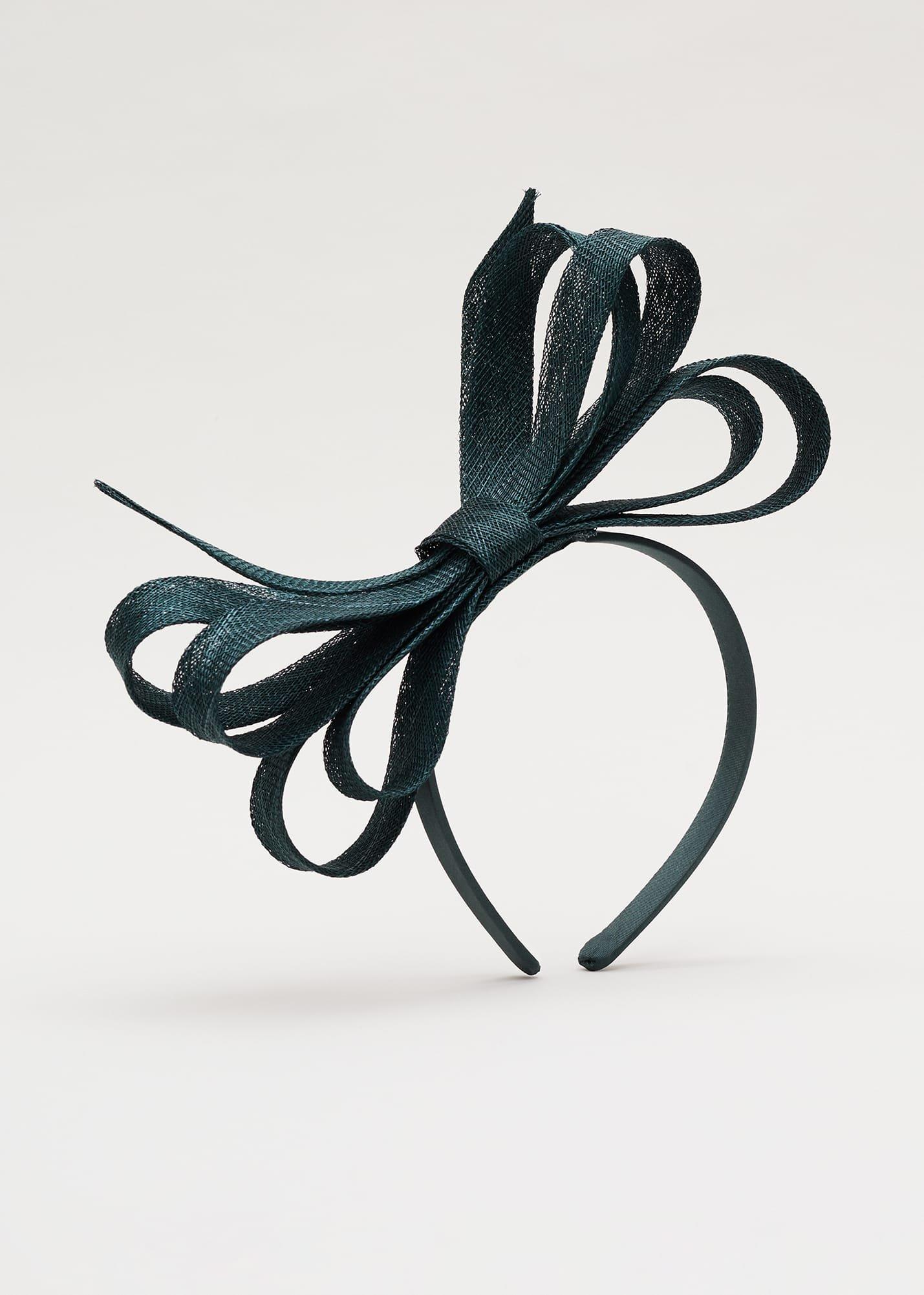 Teal Oversized Bow Headband