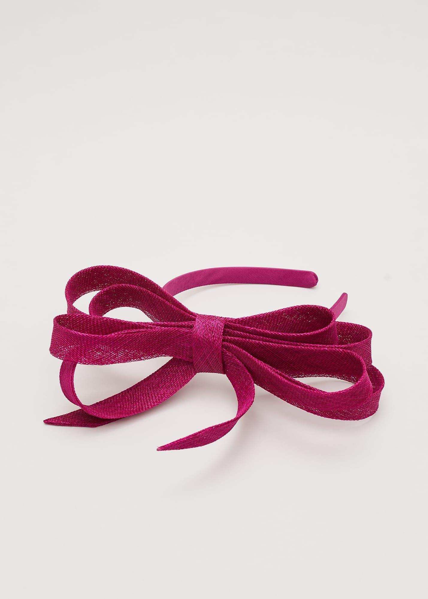 Pink Oversized Bow Headband