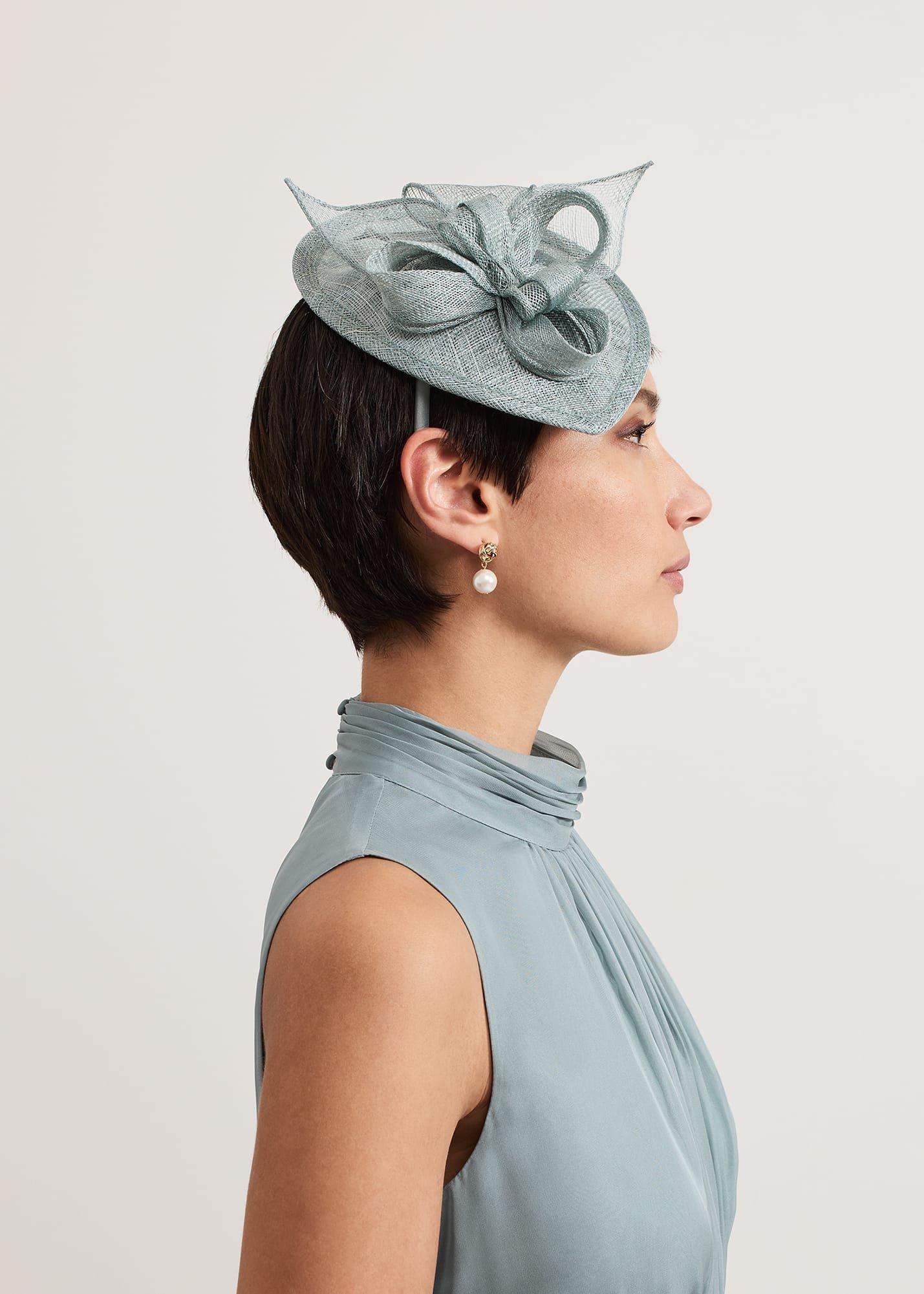 Green Oval Mini Fascinator