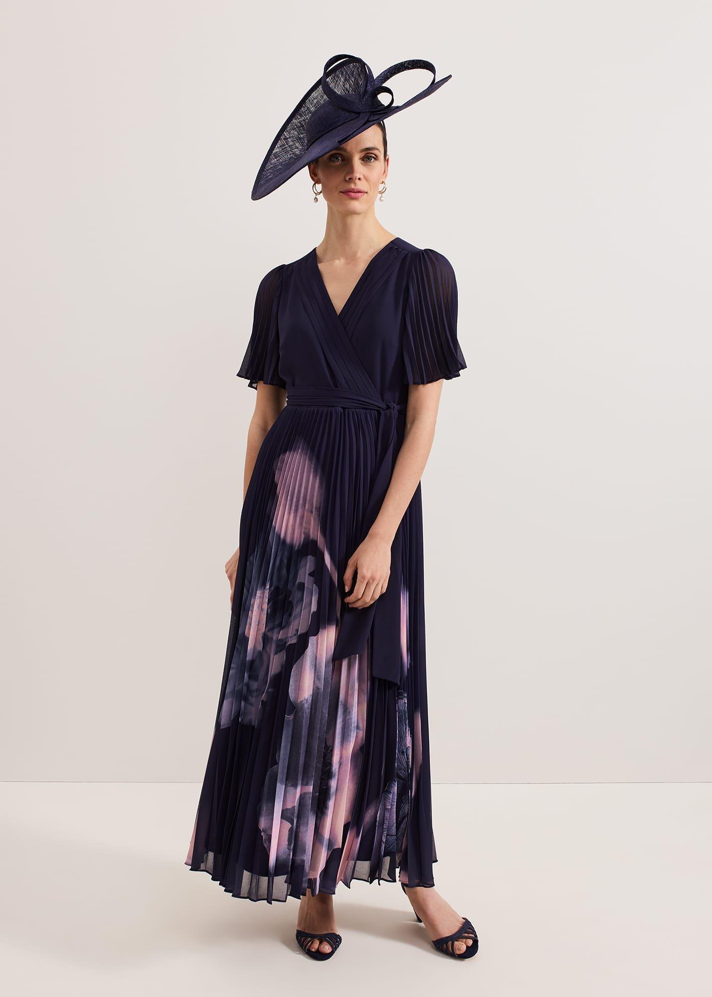 Navy Twist Back Statement Fascinator