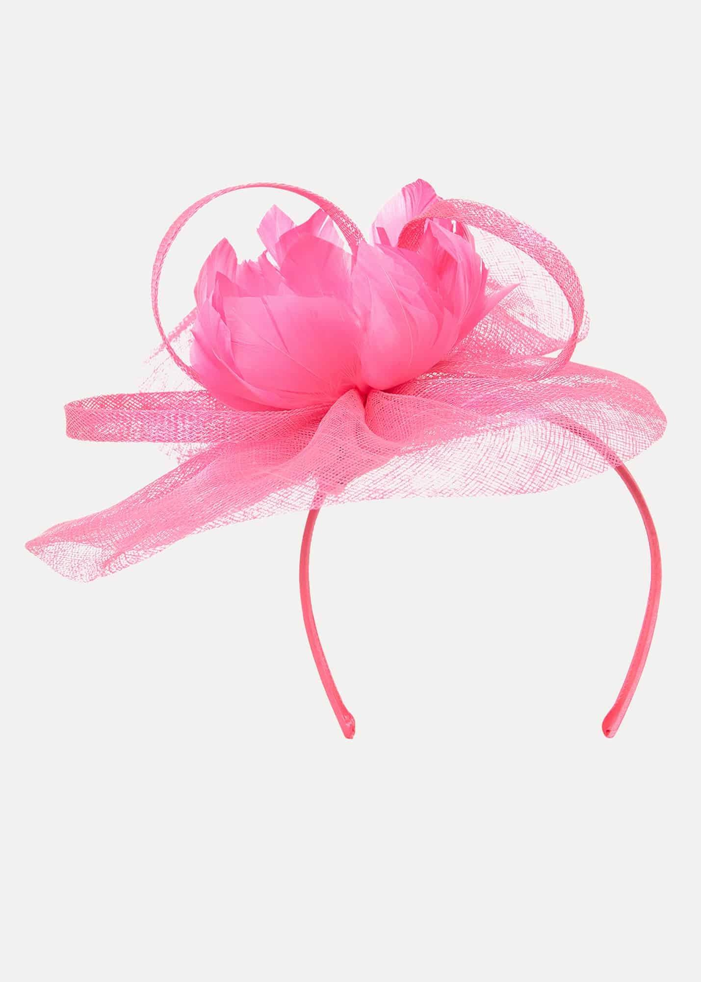 Feather Flower Fascinator