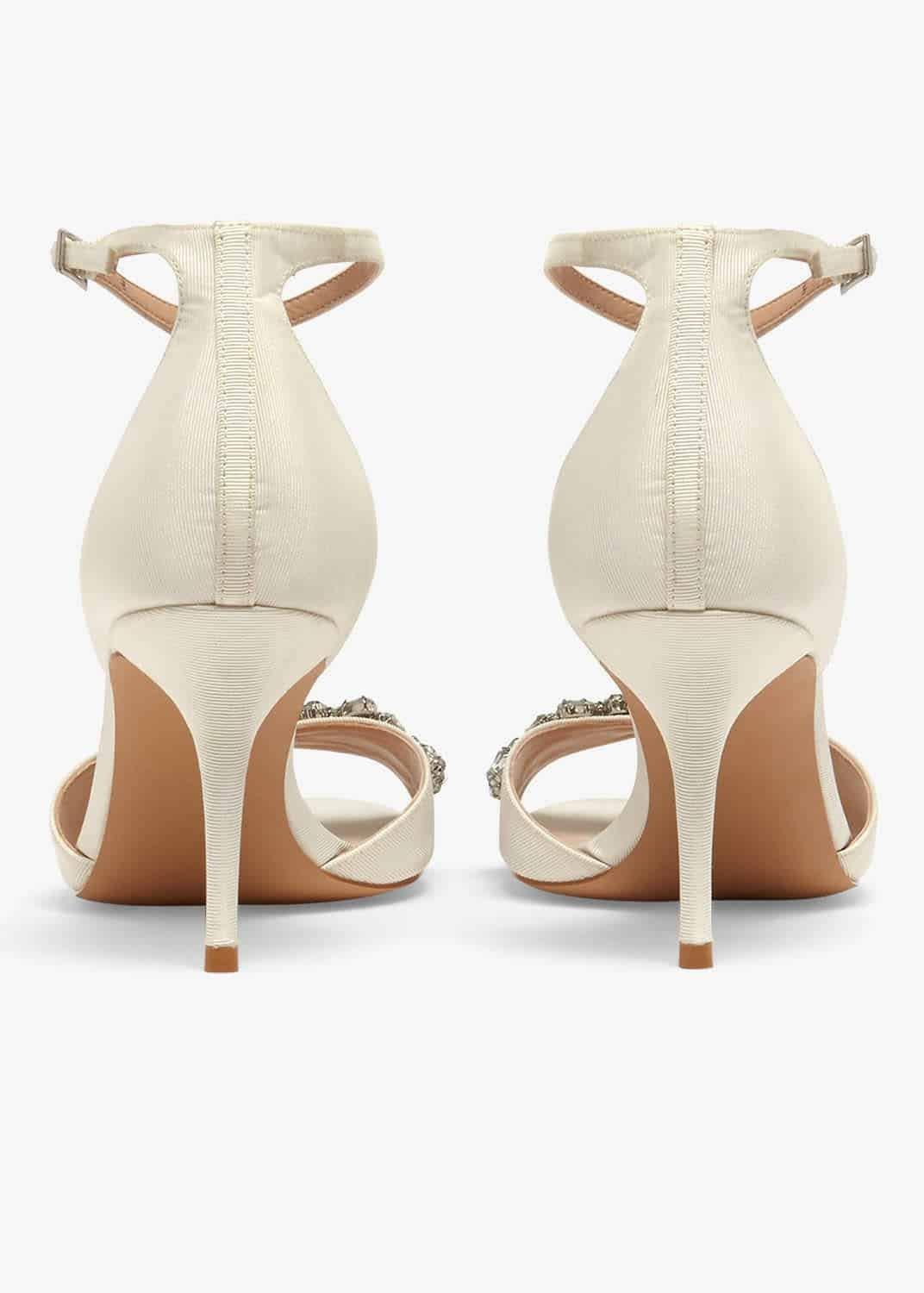 Mallory Jeweled Front Heeled Sandals