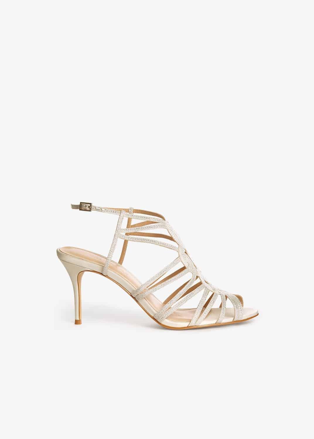 Suki Cage Detail Heeled Sandals