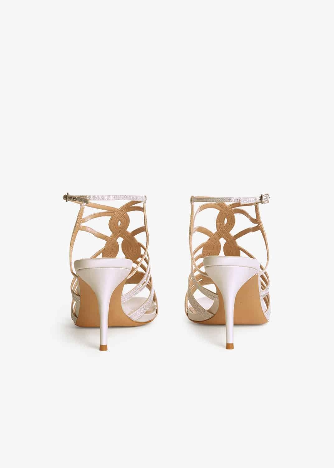 Suki Cage Detail Heeled Sandals
