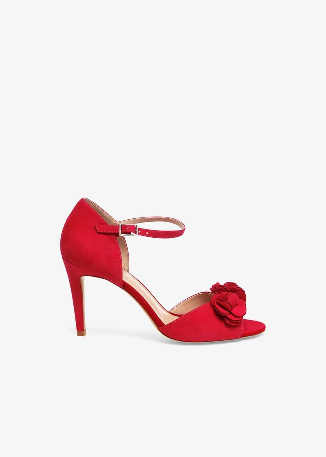 Ophelia Flower Trim Sandals