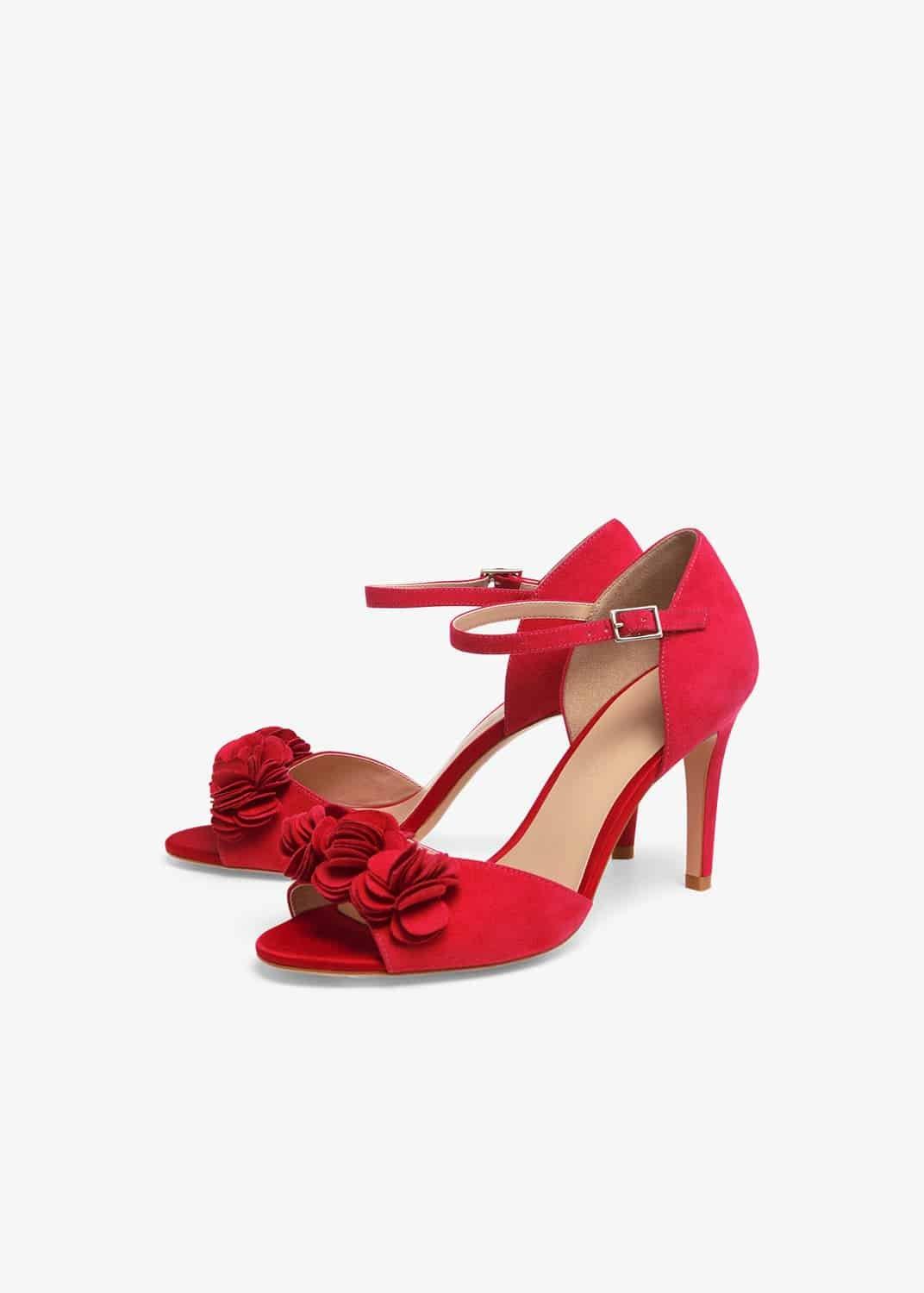 Ophelia Flower Trim Sandals