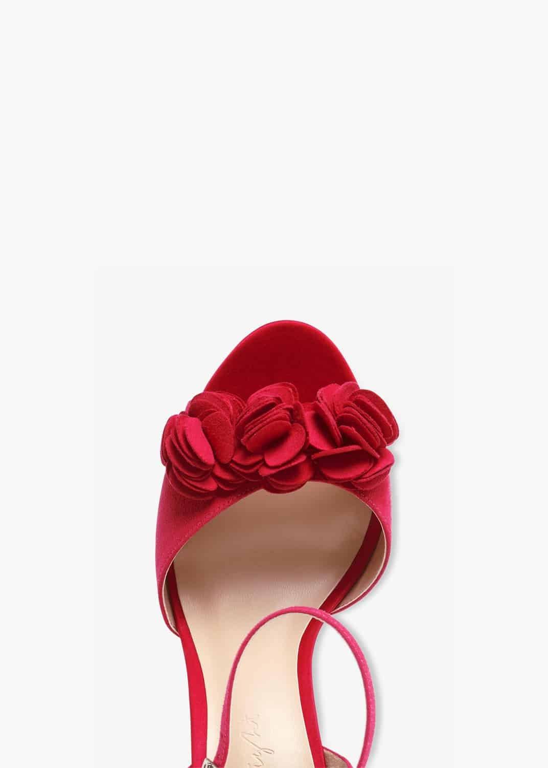 Ophelia Flower Trim Sandals