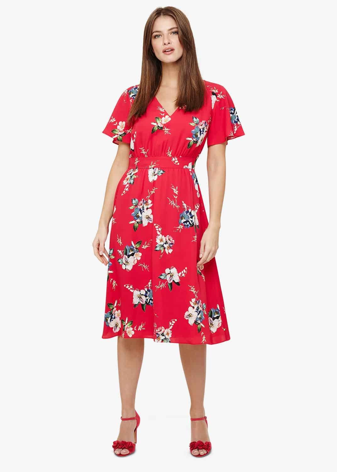 Ophelia Flower Trim Sandals