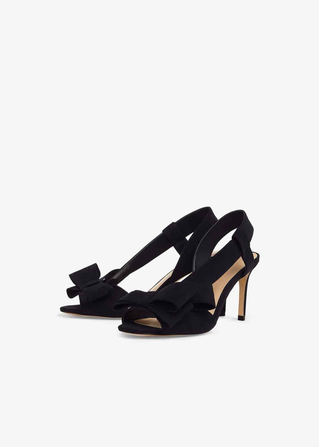 Allie Bow Asymmetric Sandals