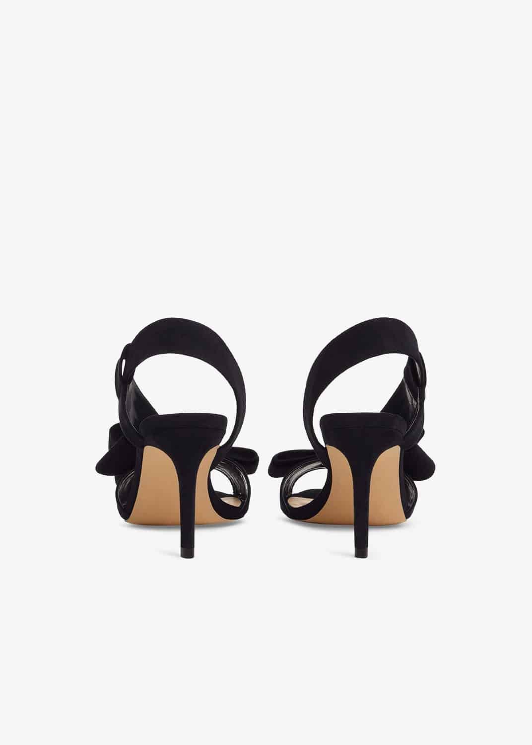 Allie Bow Asymmetric Sandals
