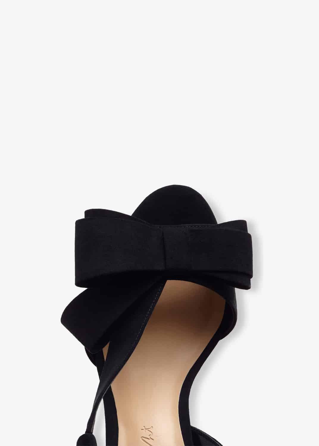 Allie Bow Asymmetric Sandals