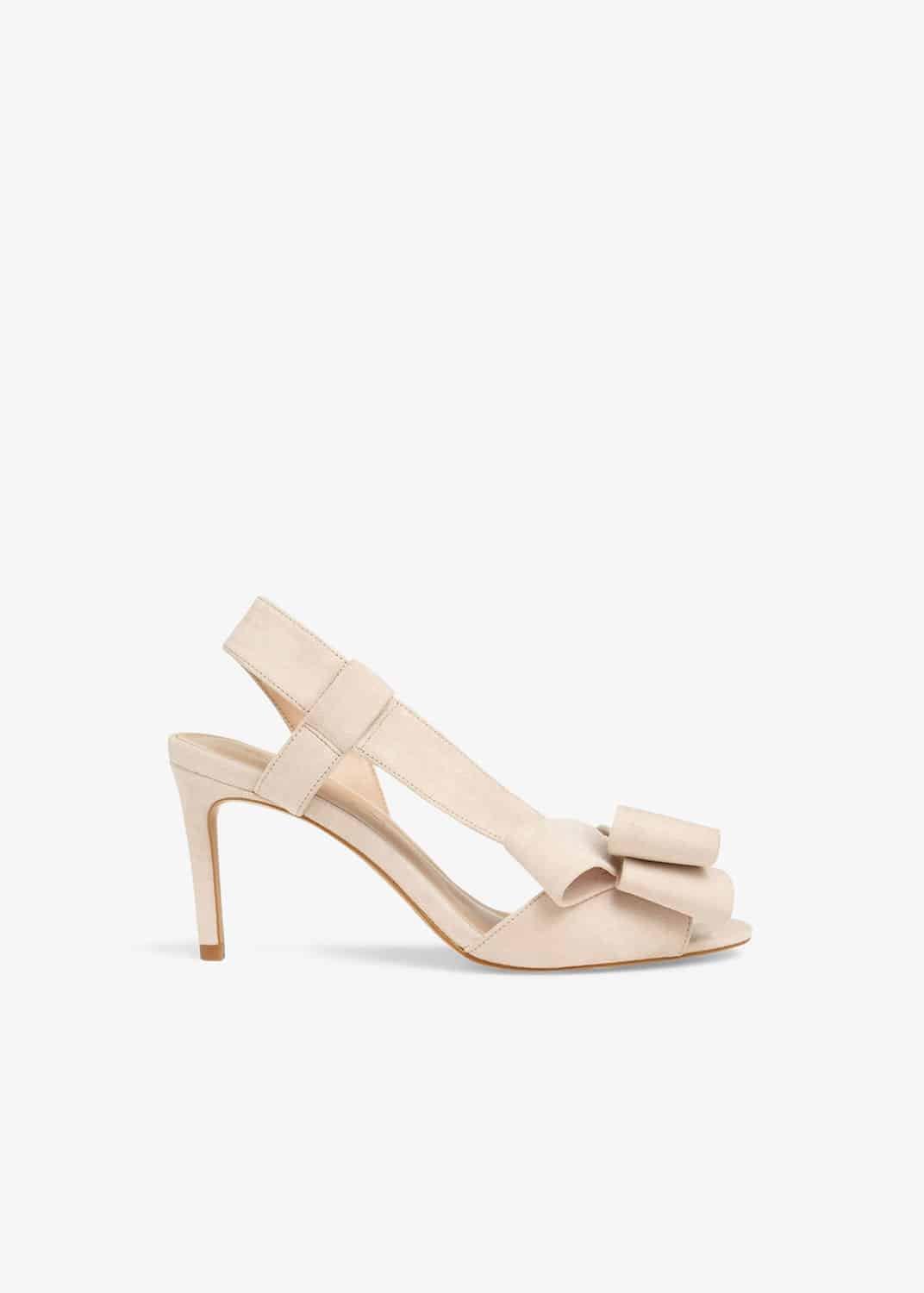 Allie Bow Asymmetric Sandals