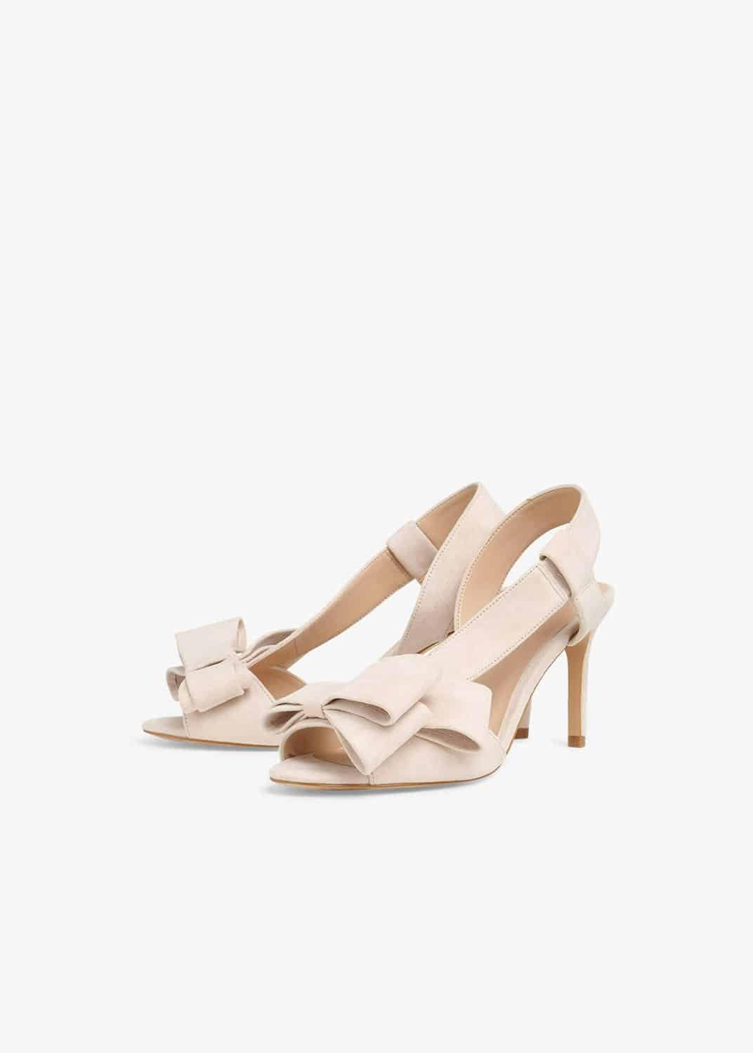 Allie Bow Asymmetric Sandals